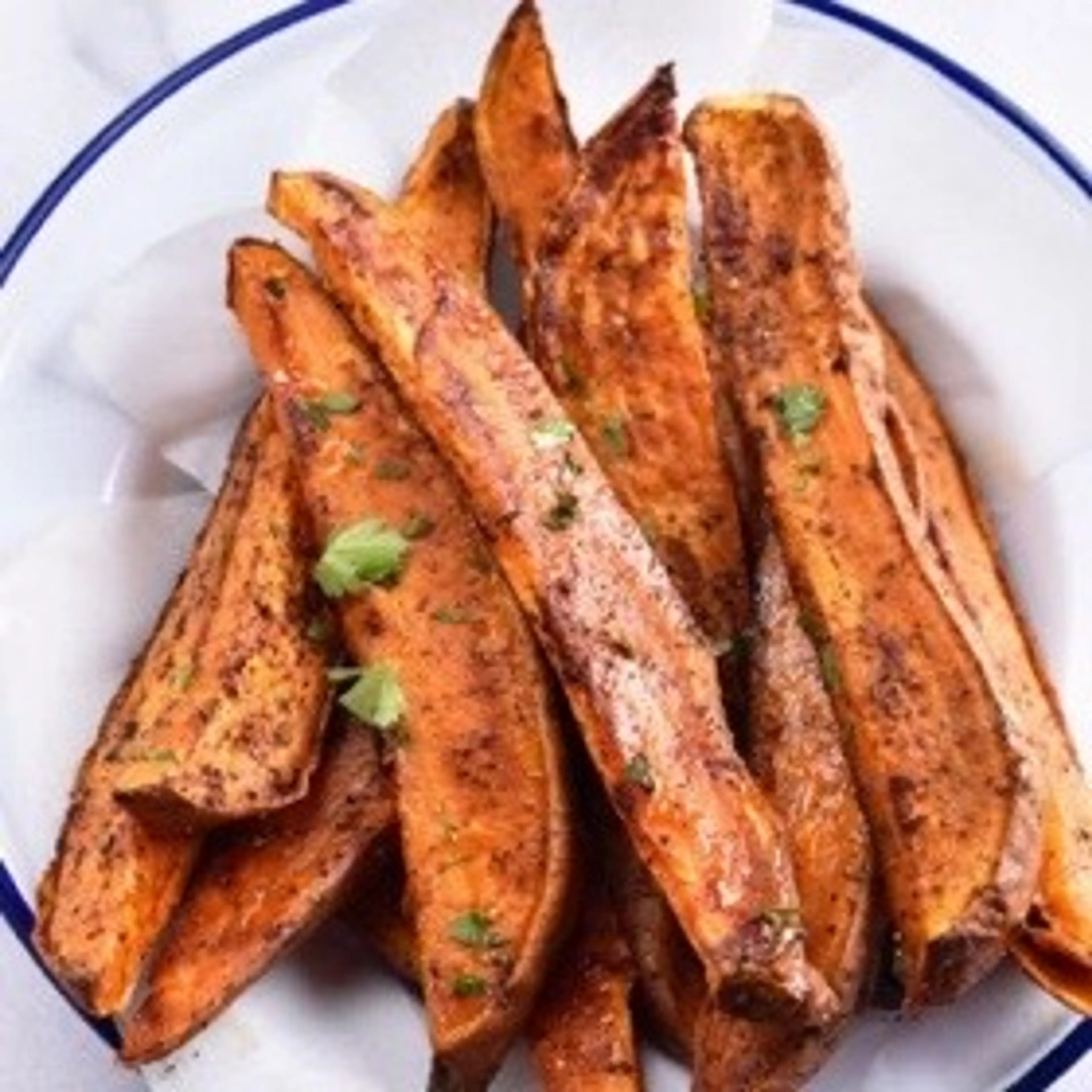 Spicy Roasted Sweet Potato Wedges