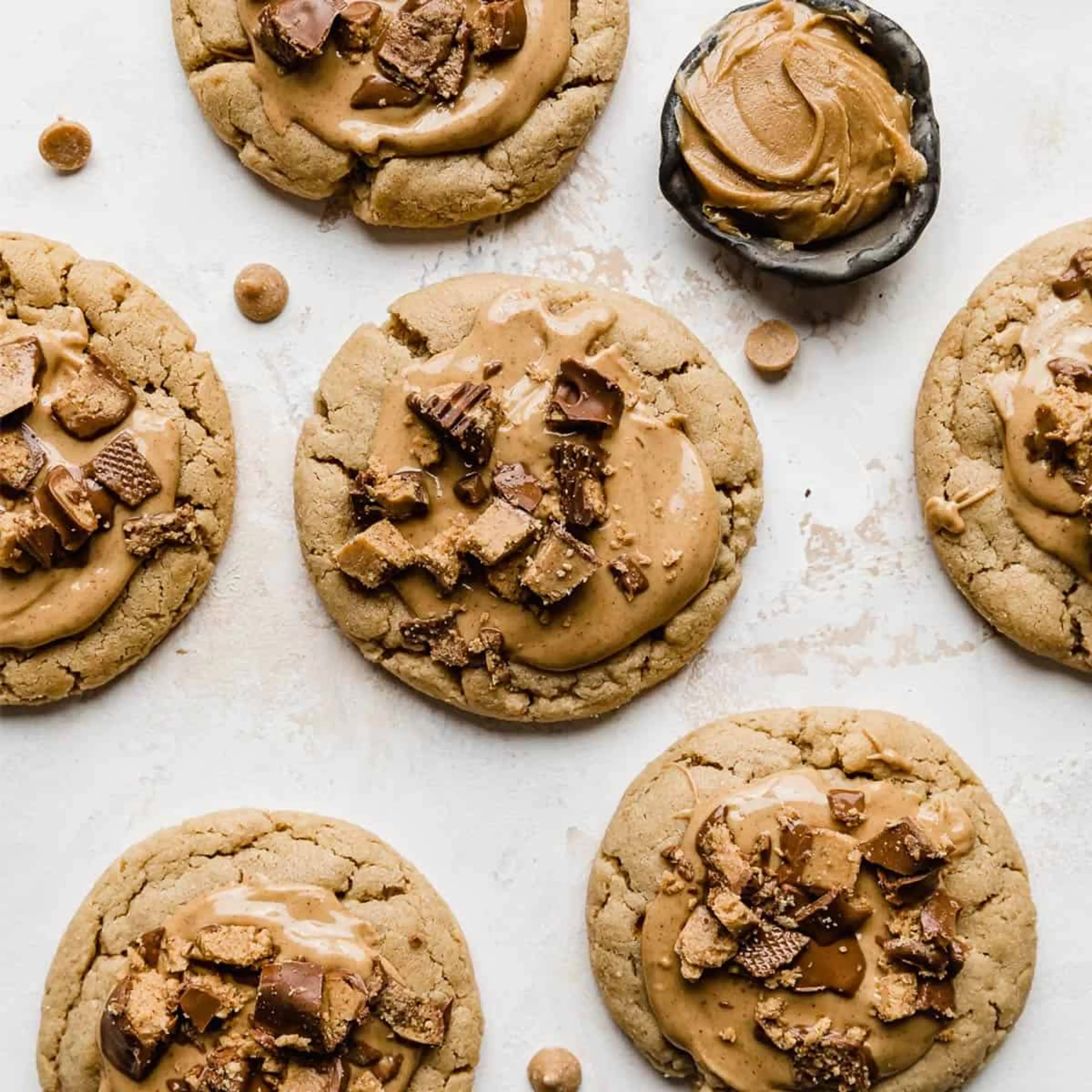 Crumbl Peanut Butter Cup Cookies
