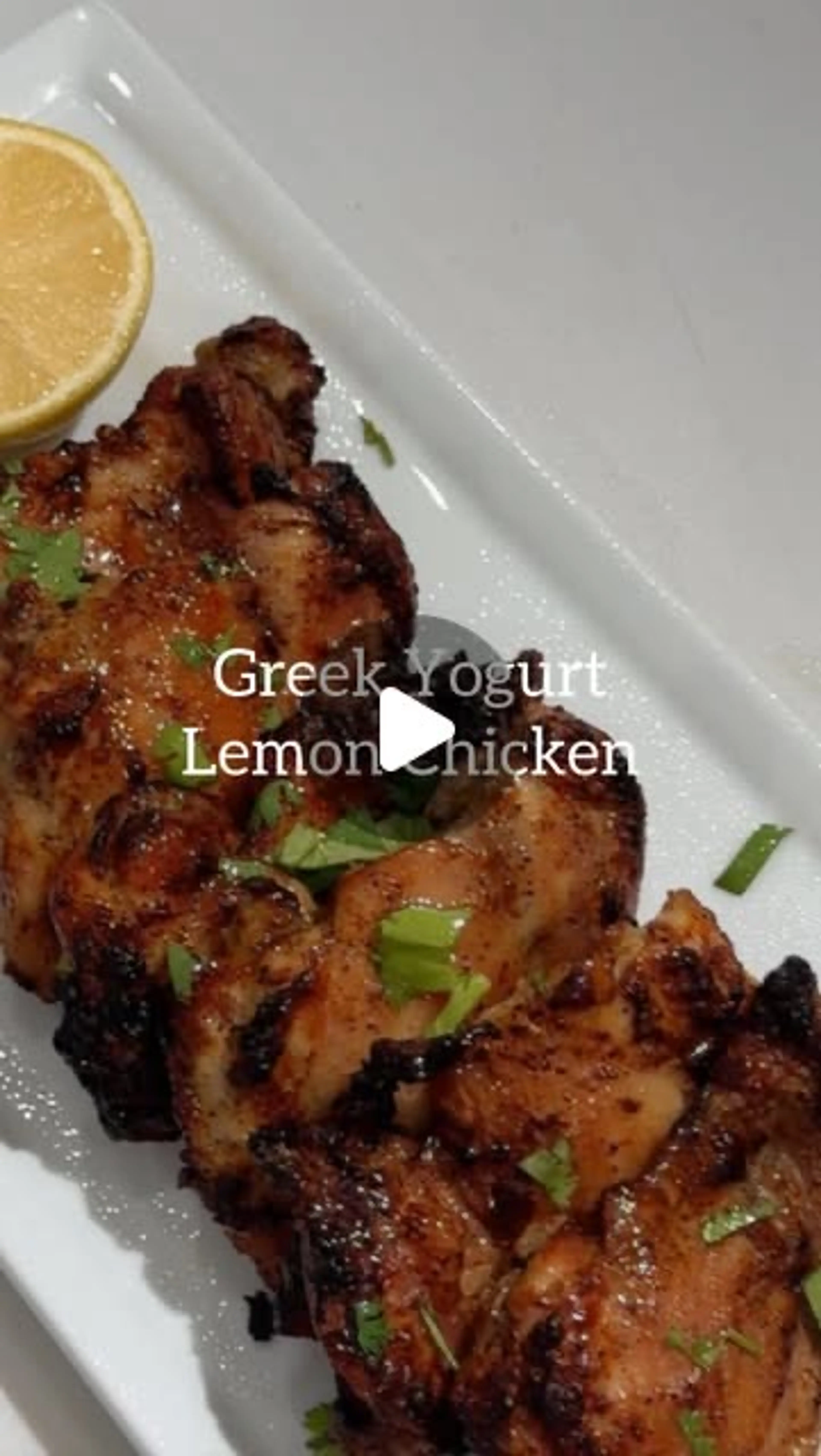 Greek Yogurt Lemon Chicken