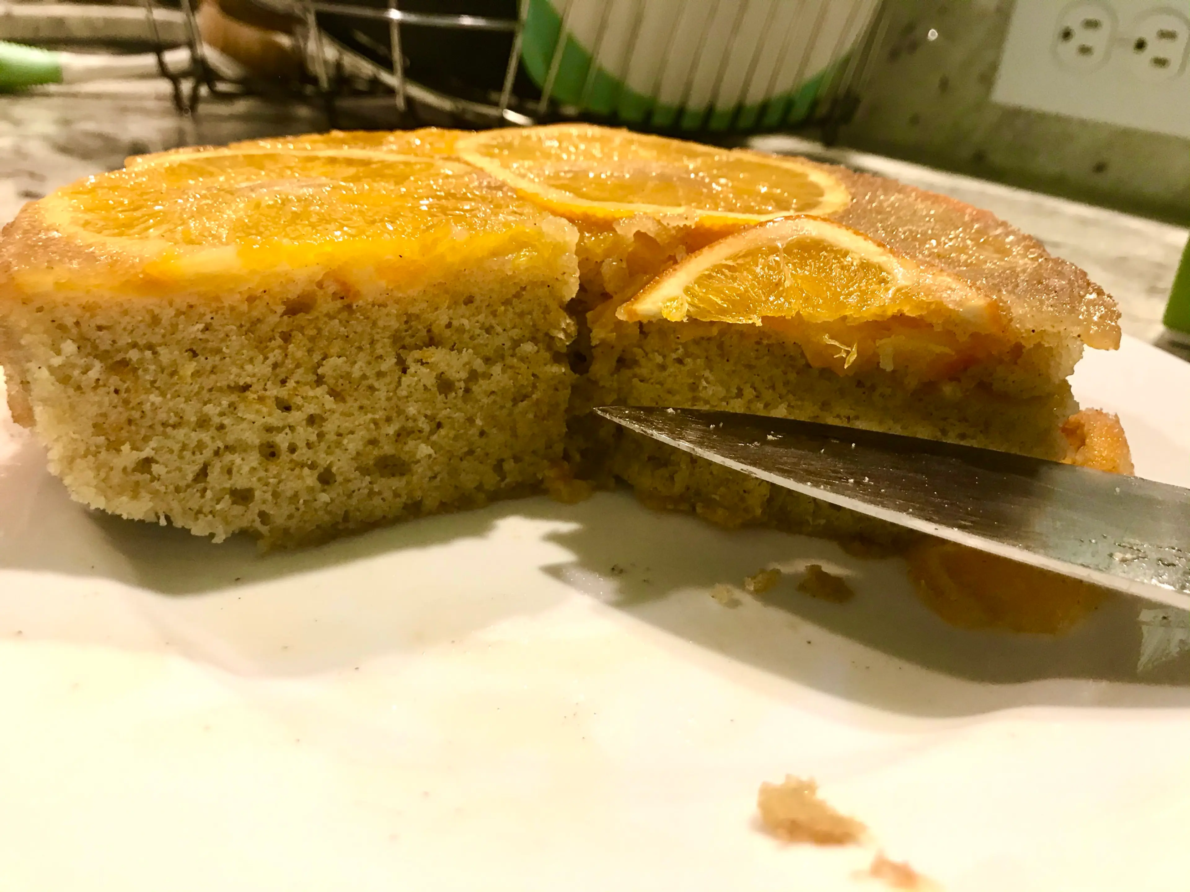 Orange-Cardamom Olive Oil Cake