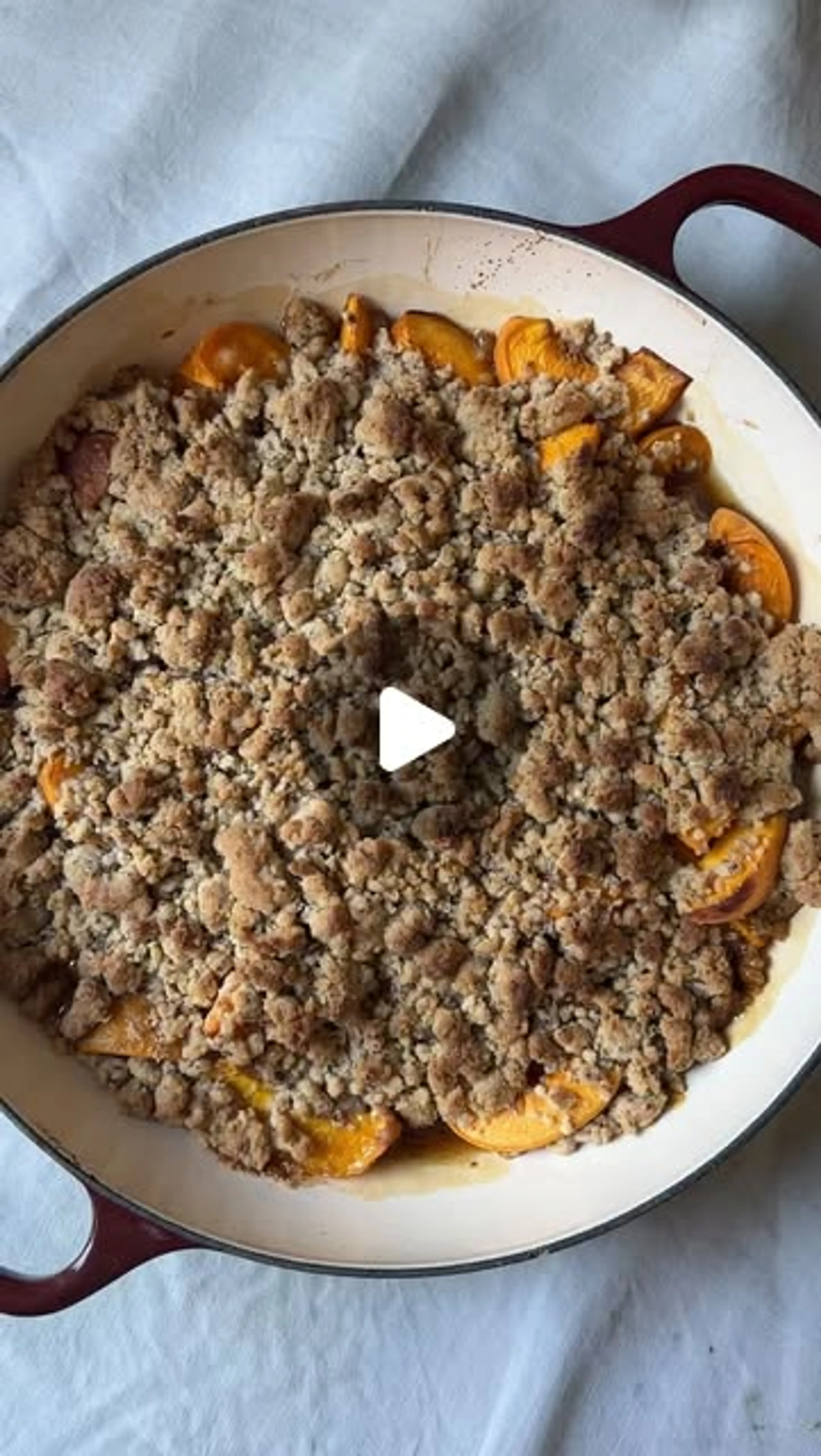Peach Crumble