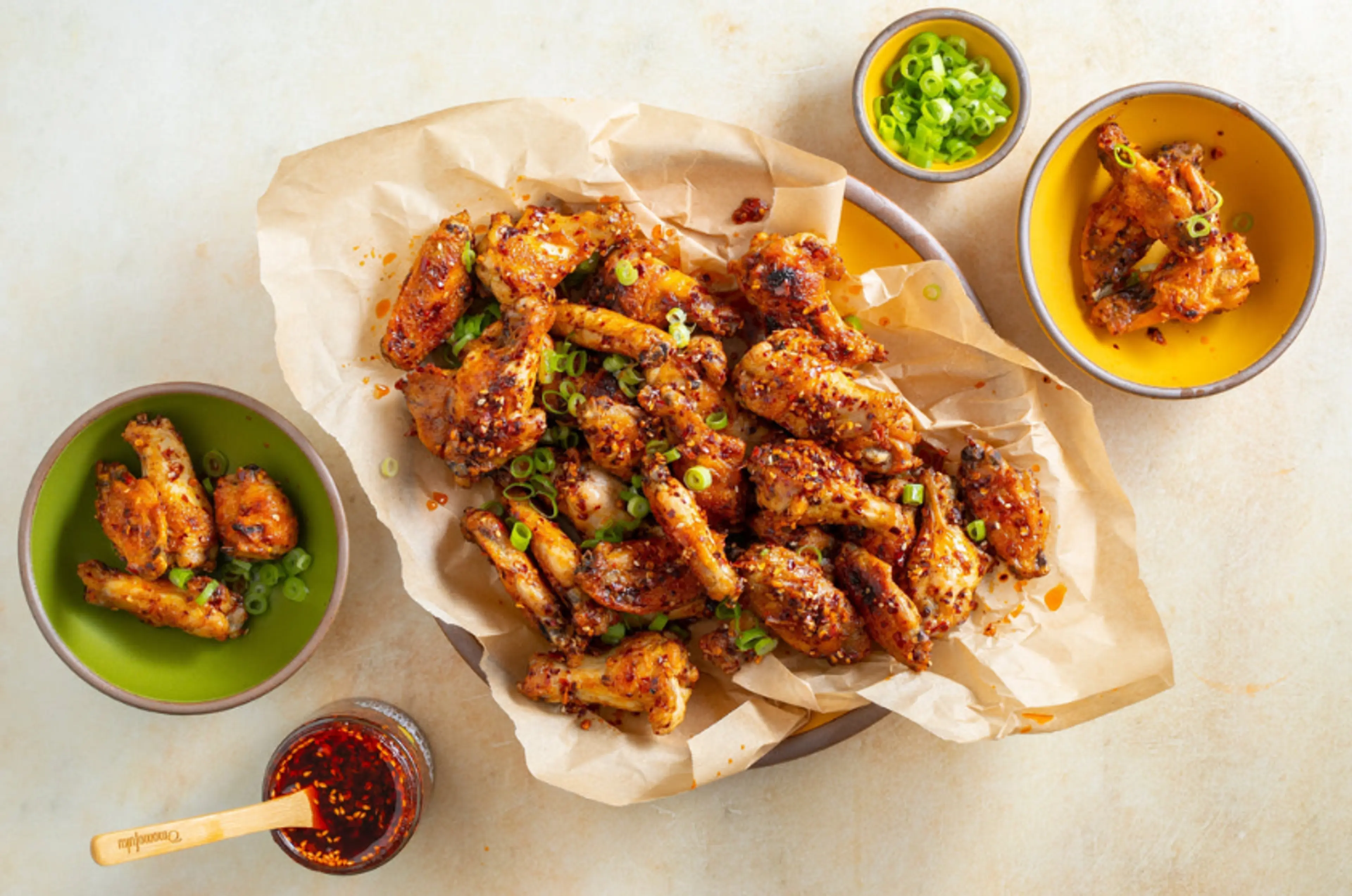 Ghost Pepper Chili Crunch Hot Wings