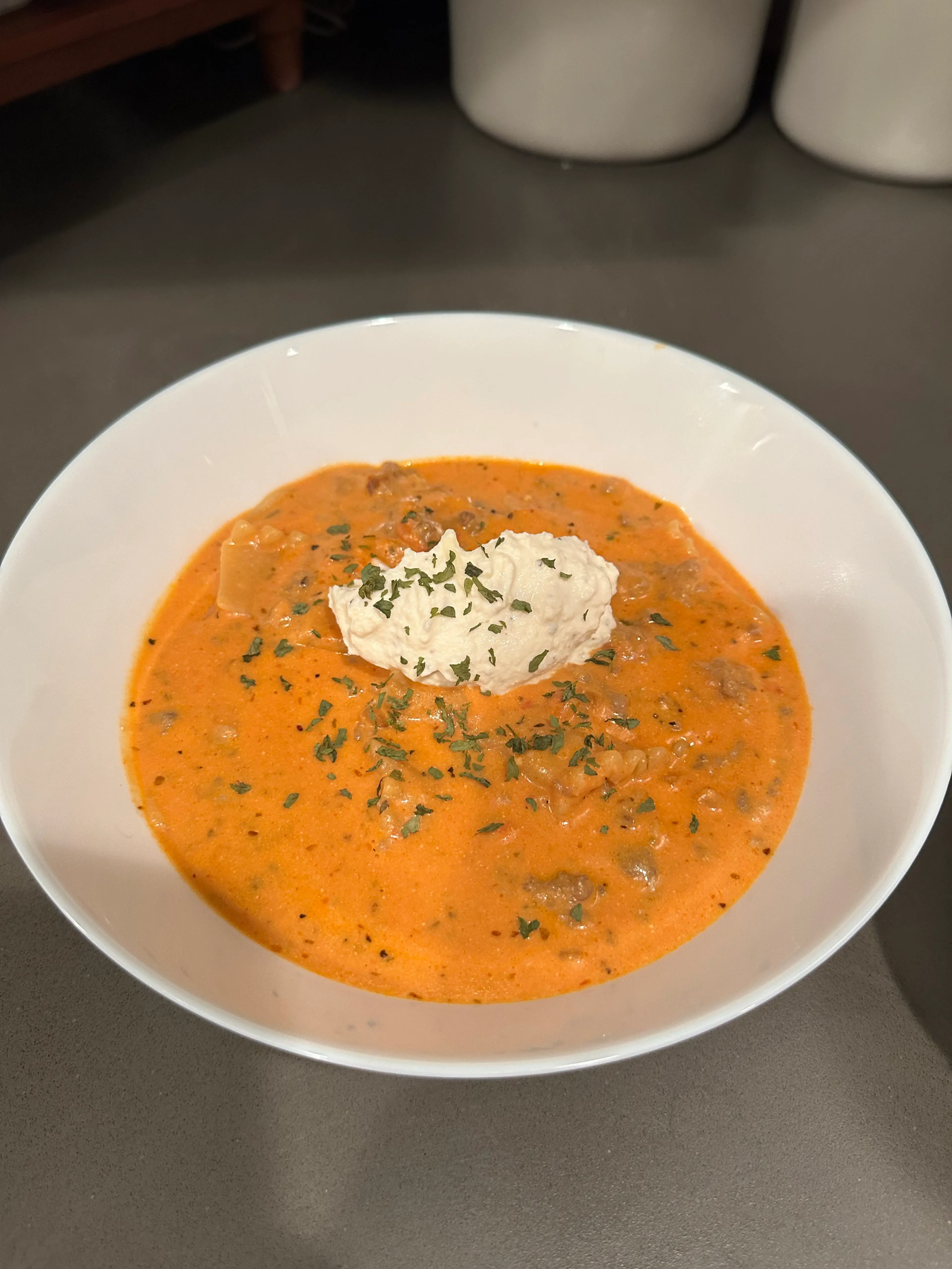 Lasagna Soup