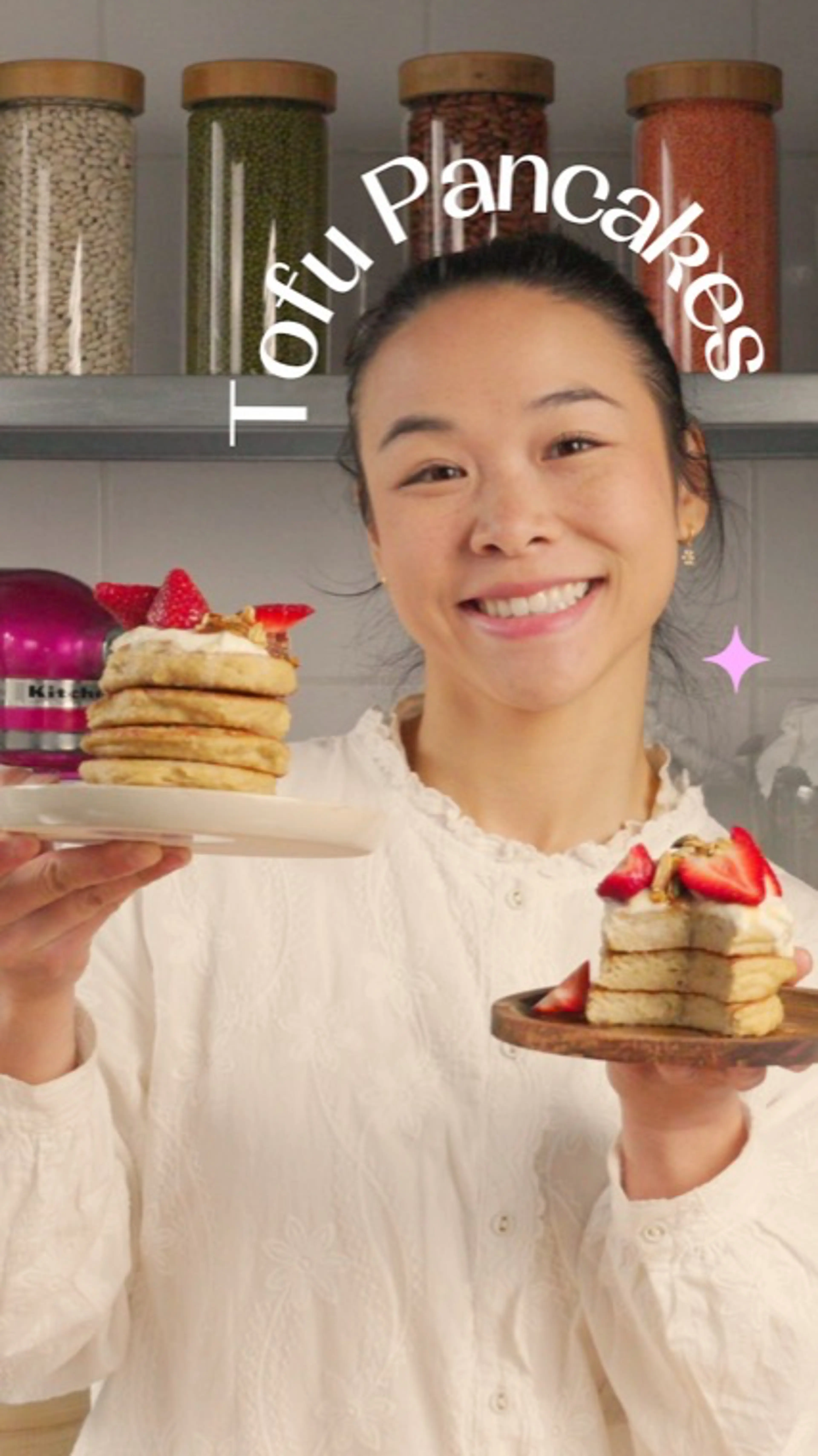 Tofu Oat Pancakes