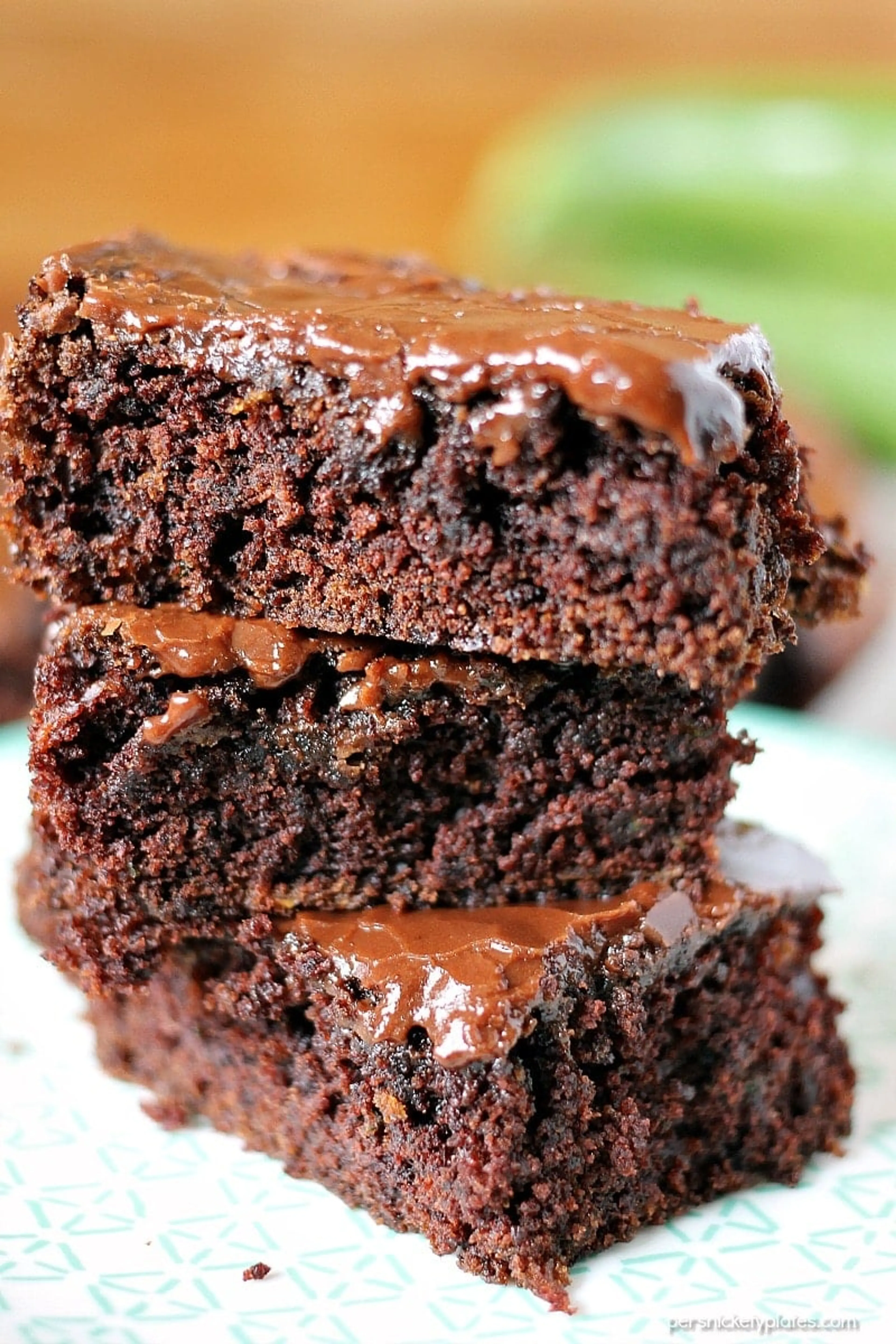 Frosted Zucchini Brownies Recipe