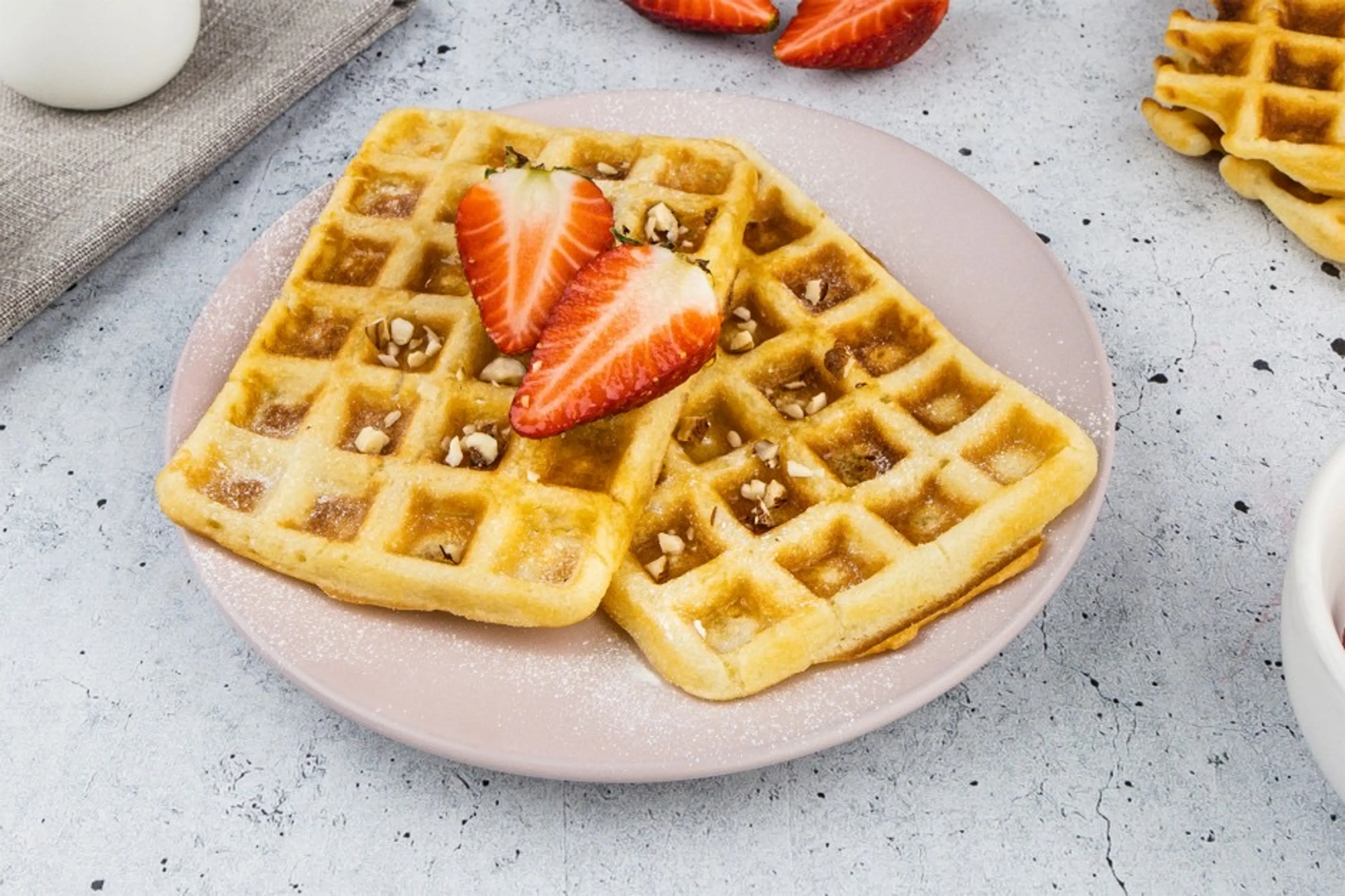 Waffeln ohne Ei