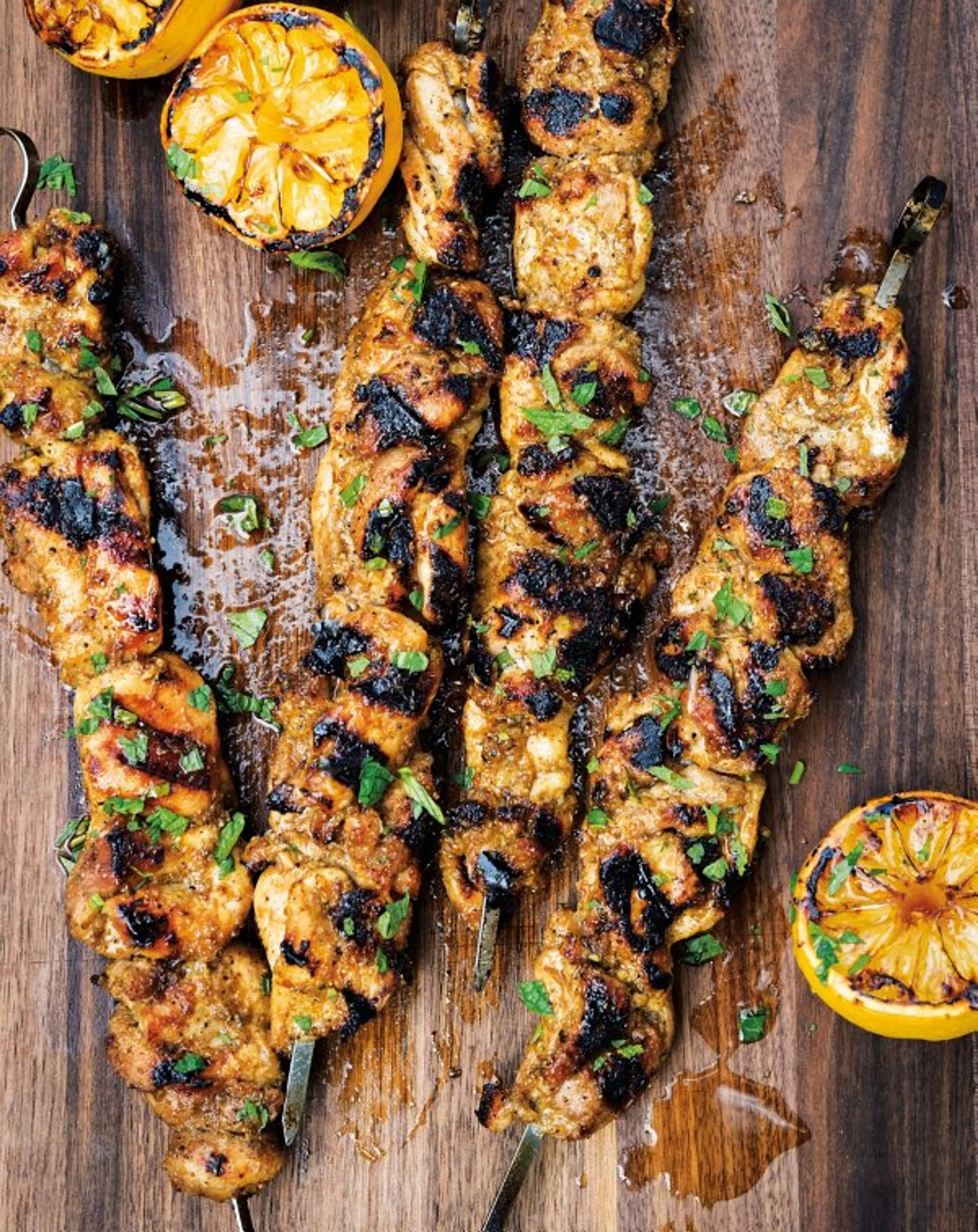 Moroccan Chicken Skewers