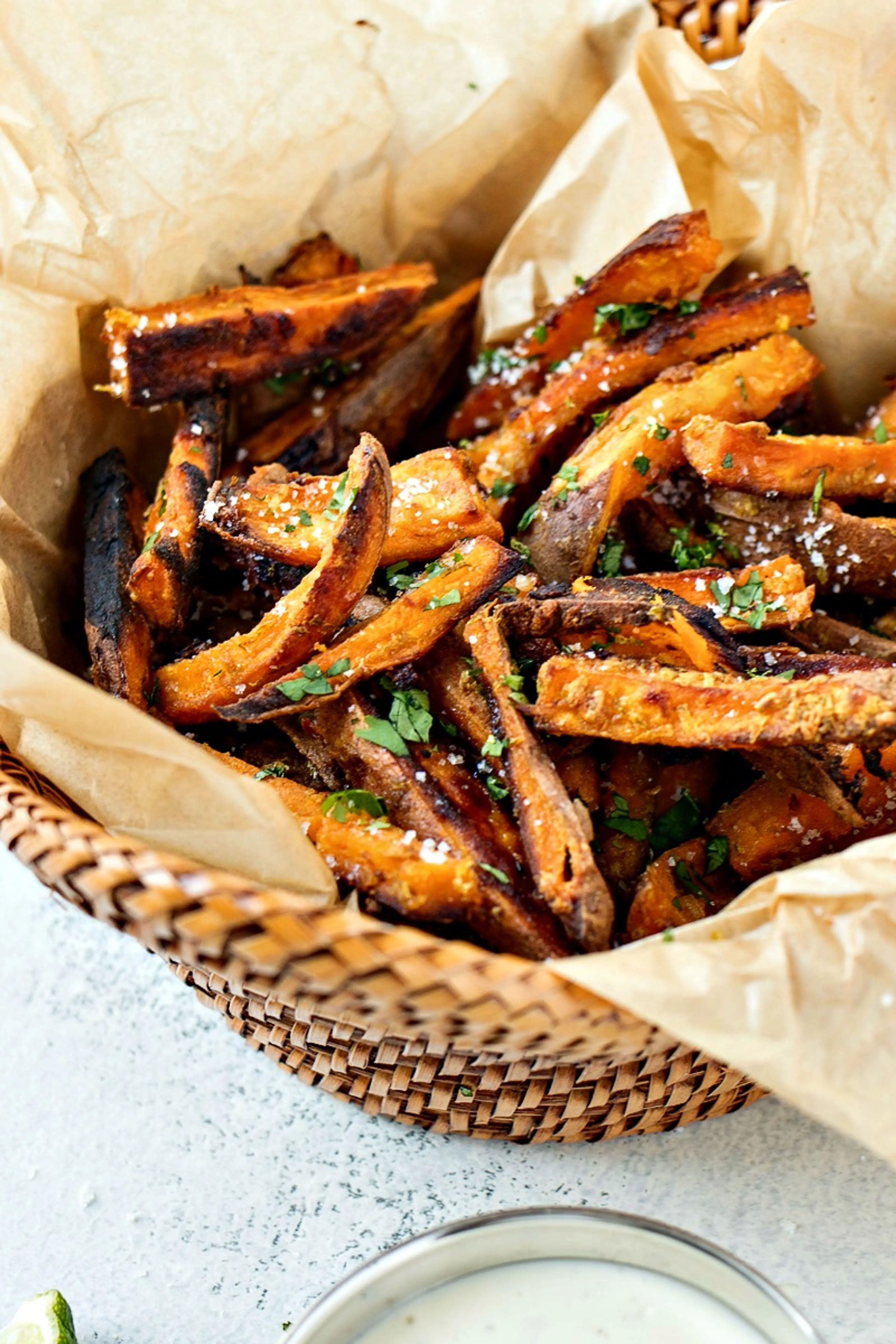 Cilantro Lime Sweet Potato Fries