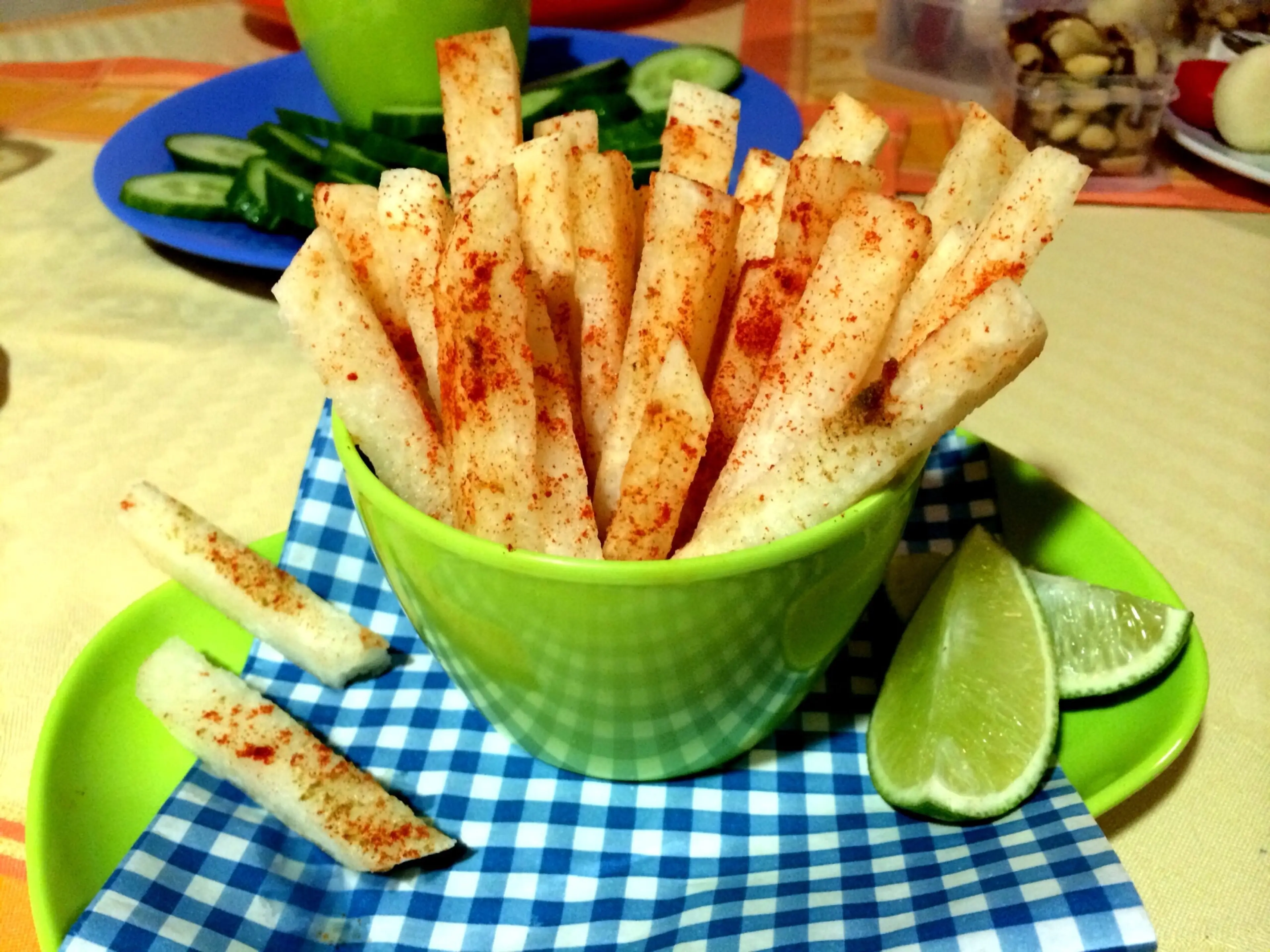 No-Bake Jicama "Fries"