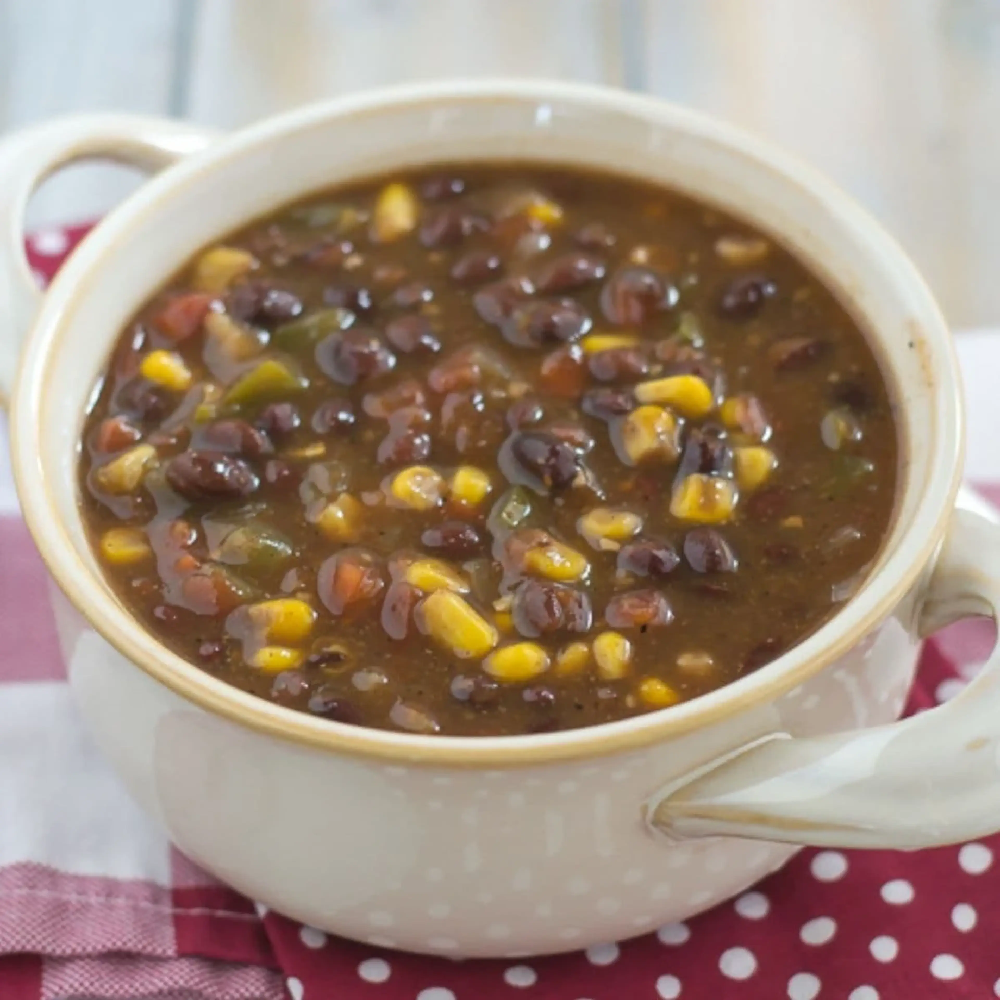 Black Beans & Corn Soup
