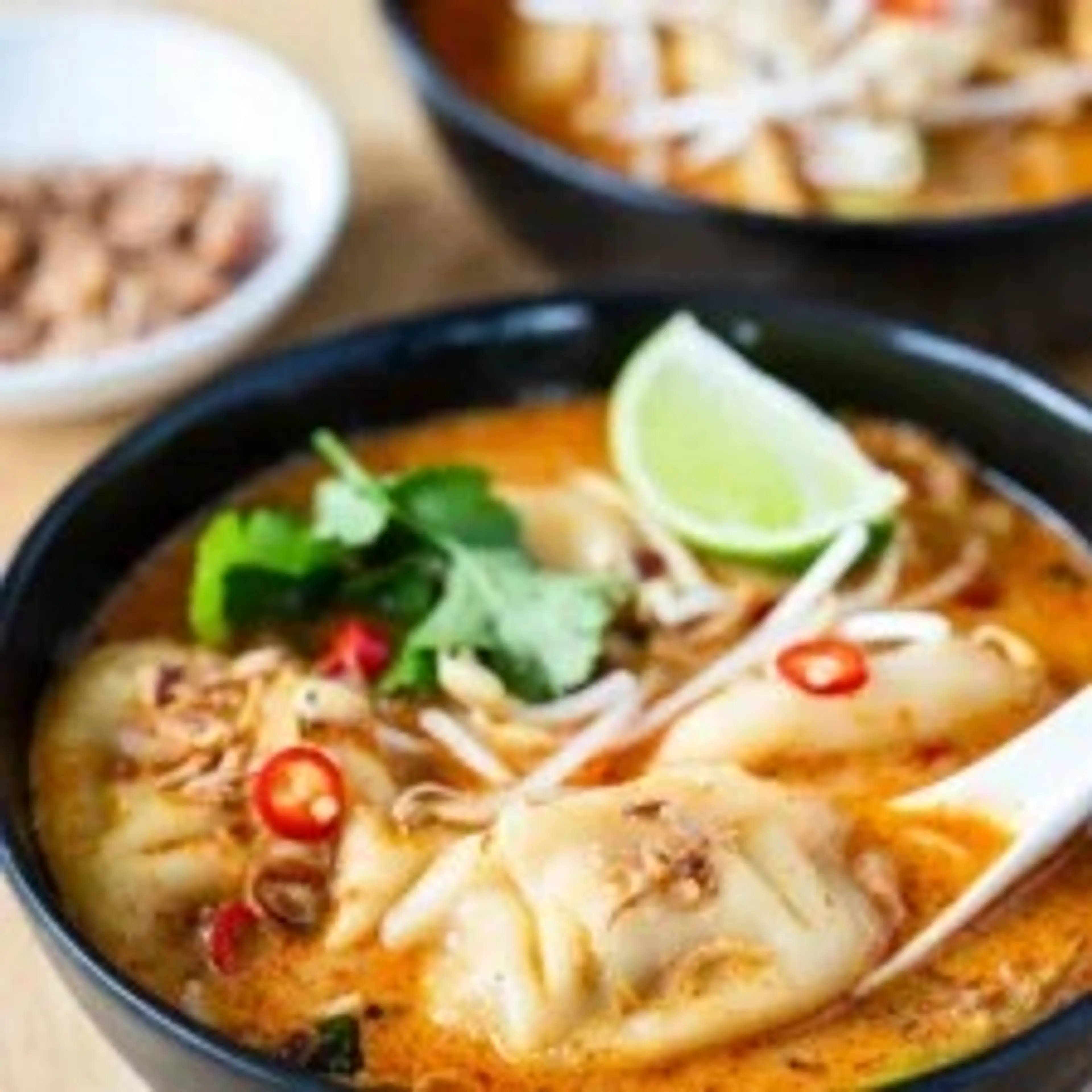 Quick Dumpling Laksa