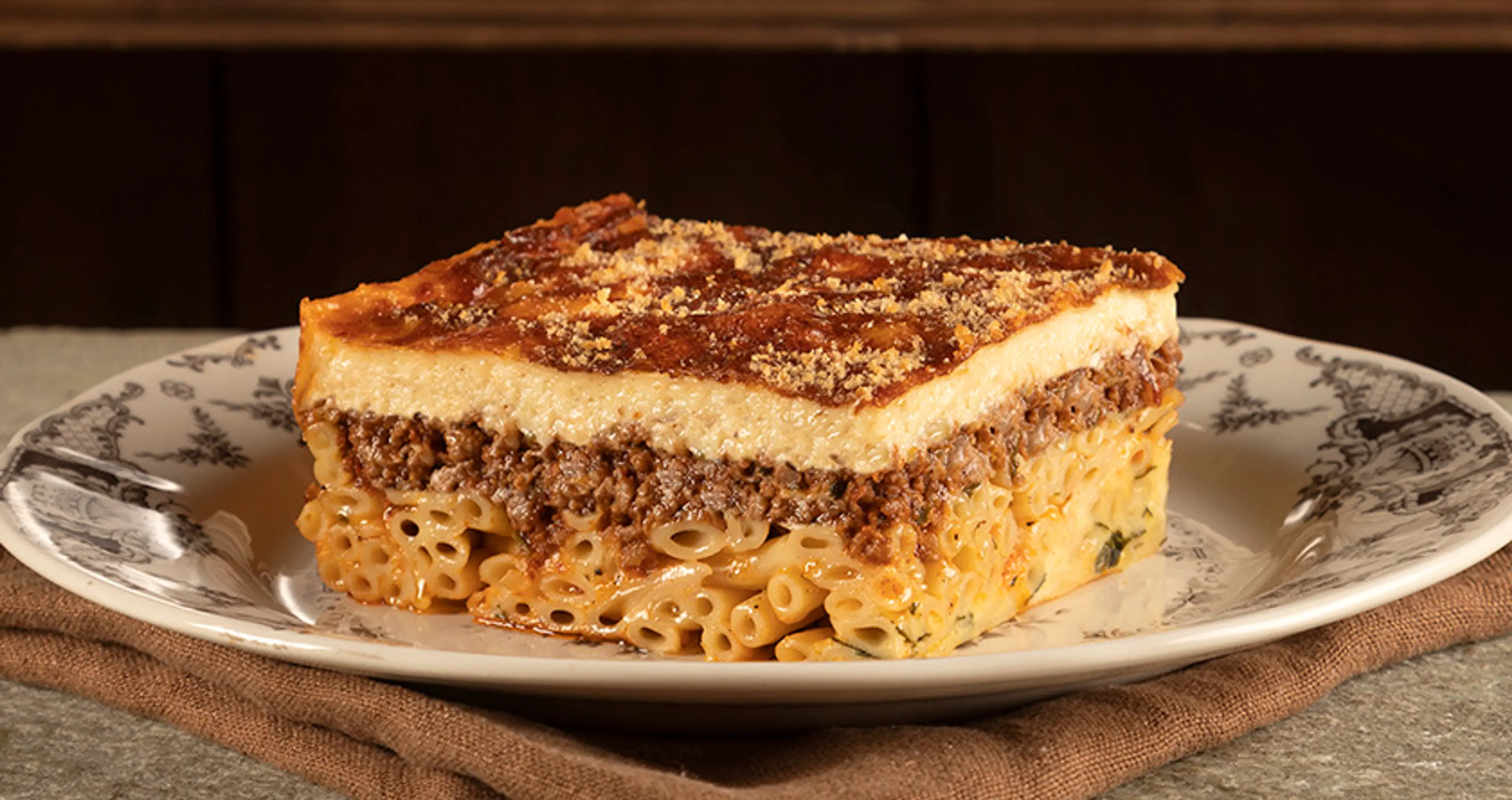 Greek Pastitsio - Akis' baked pasta