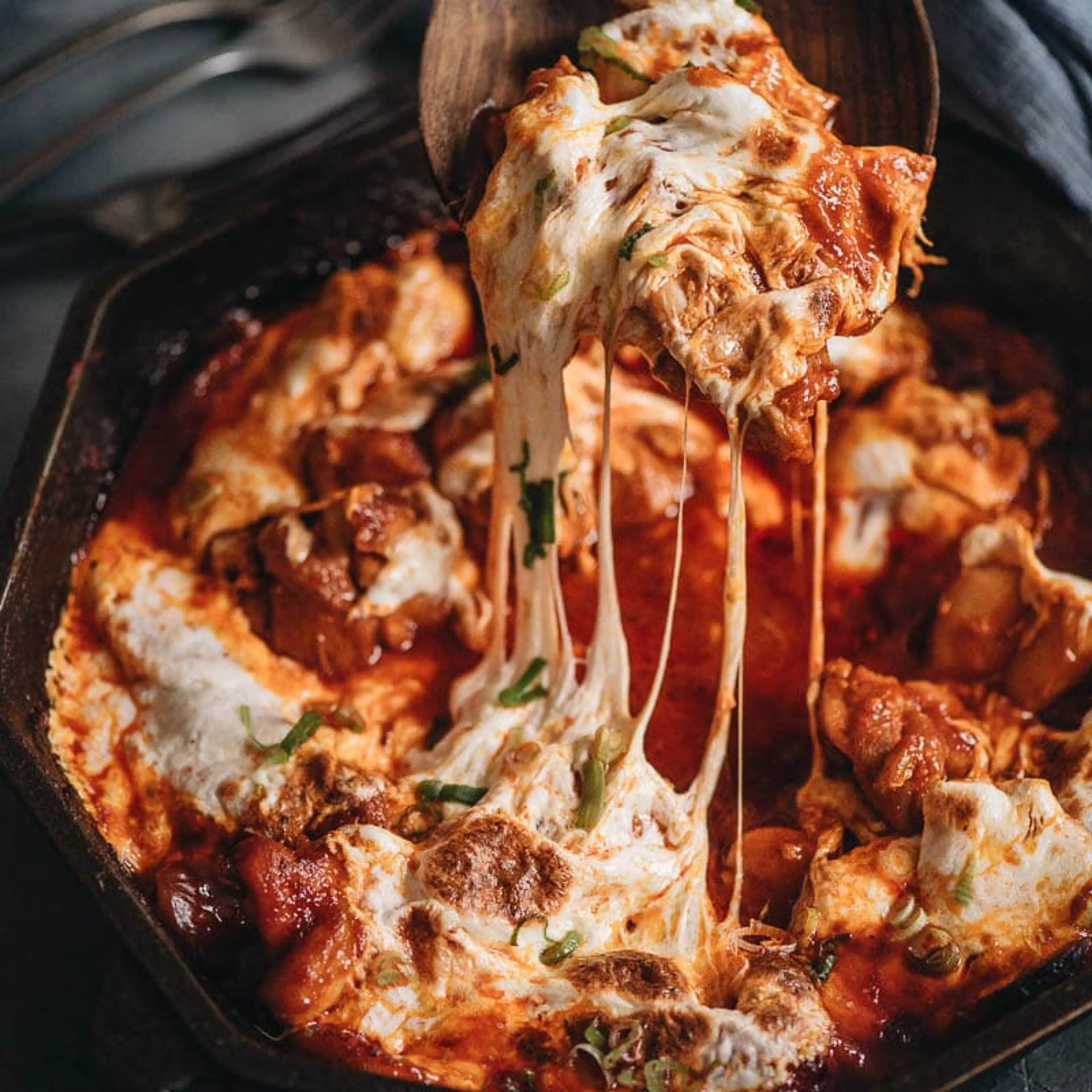 Korean Fire Chicken (Cheese Buldak)