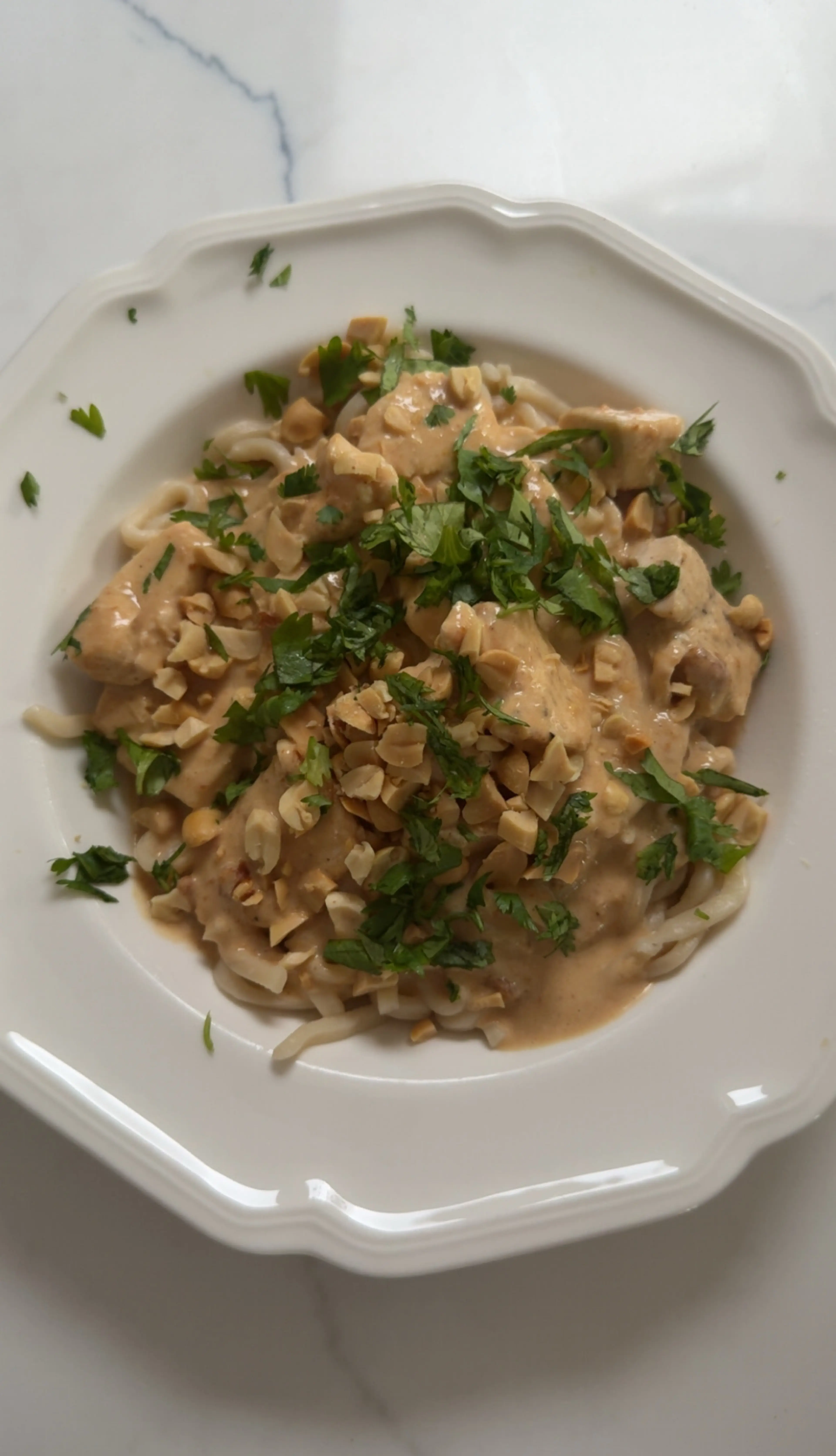 Peanut Noodles with Chicken