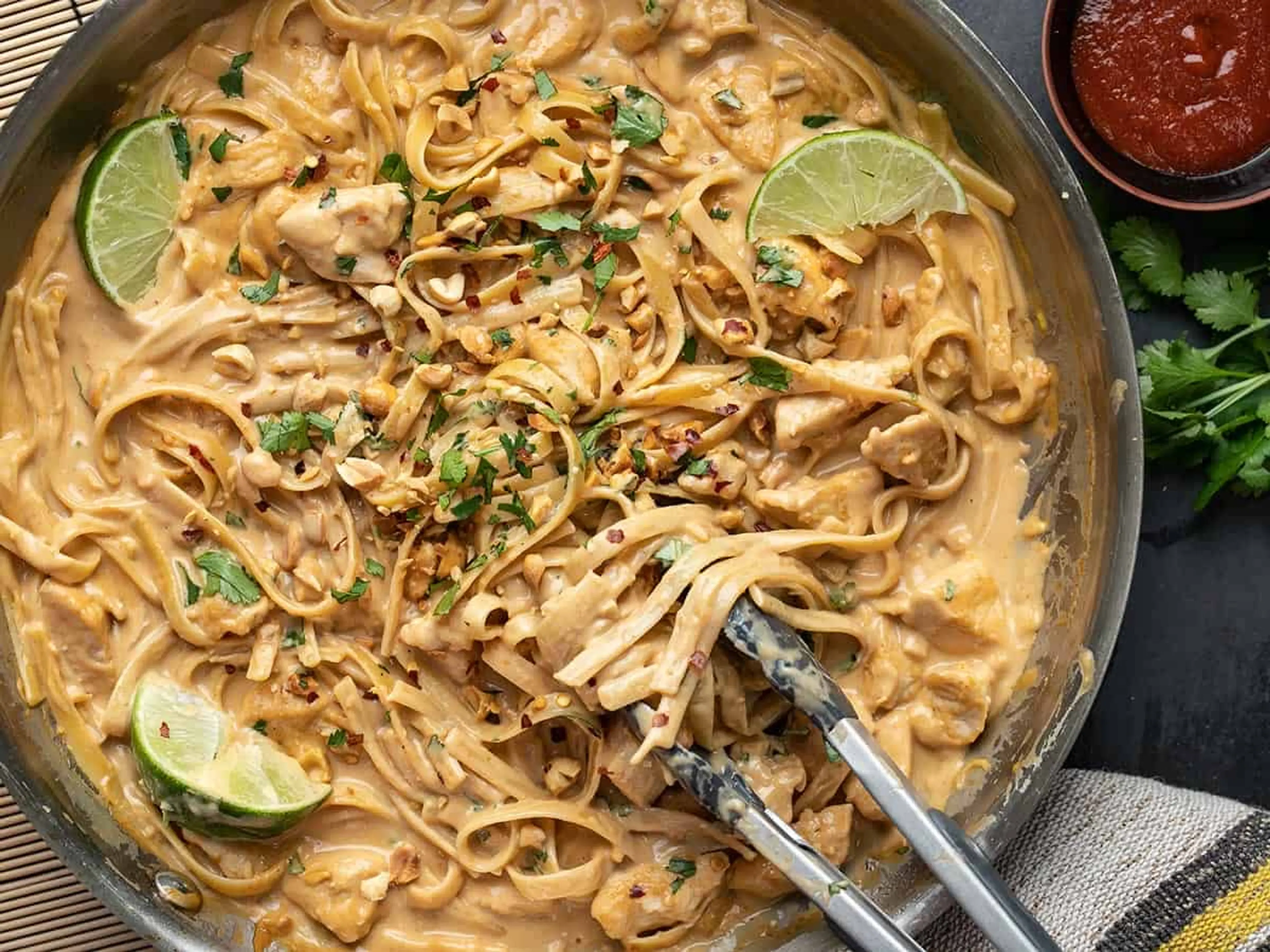 Peanut Noodles with Chicken