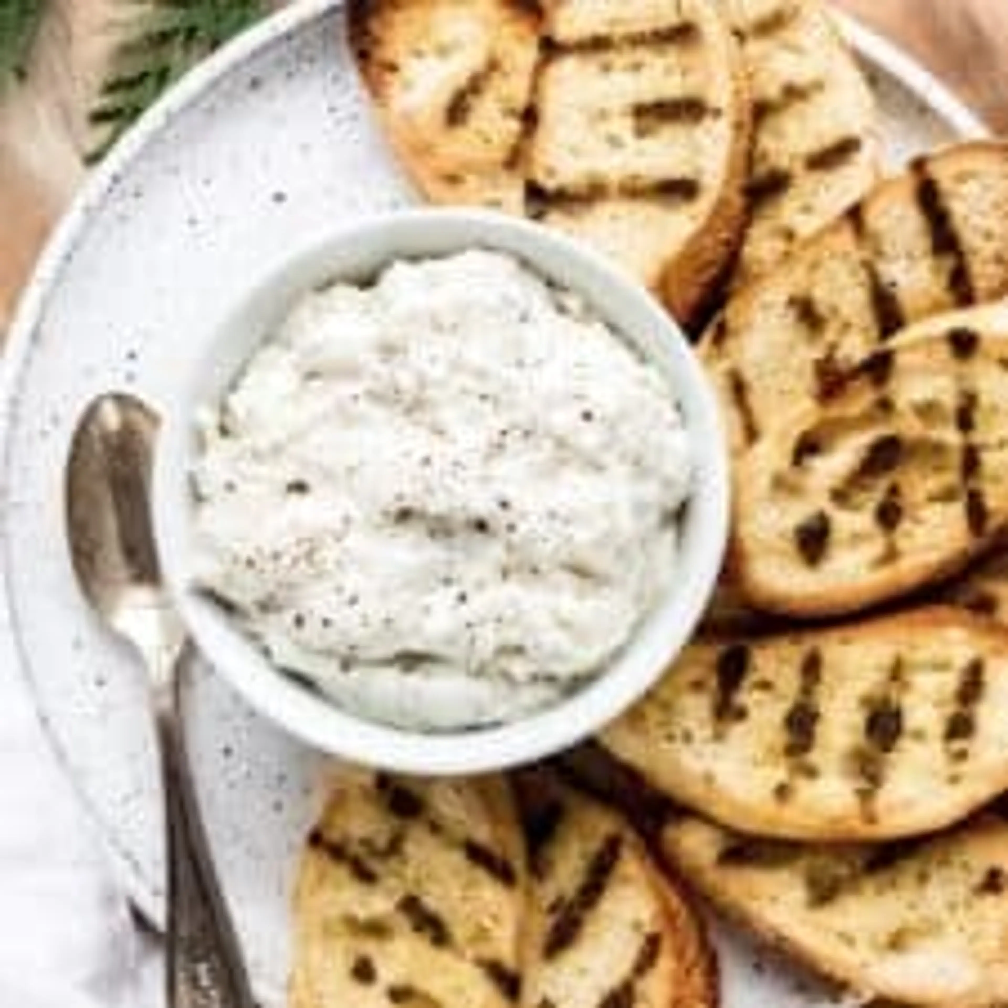 Parmesan, White Bean + Artichoke Dip