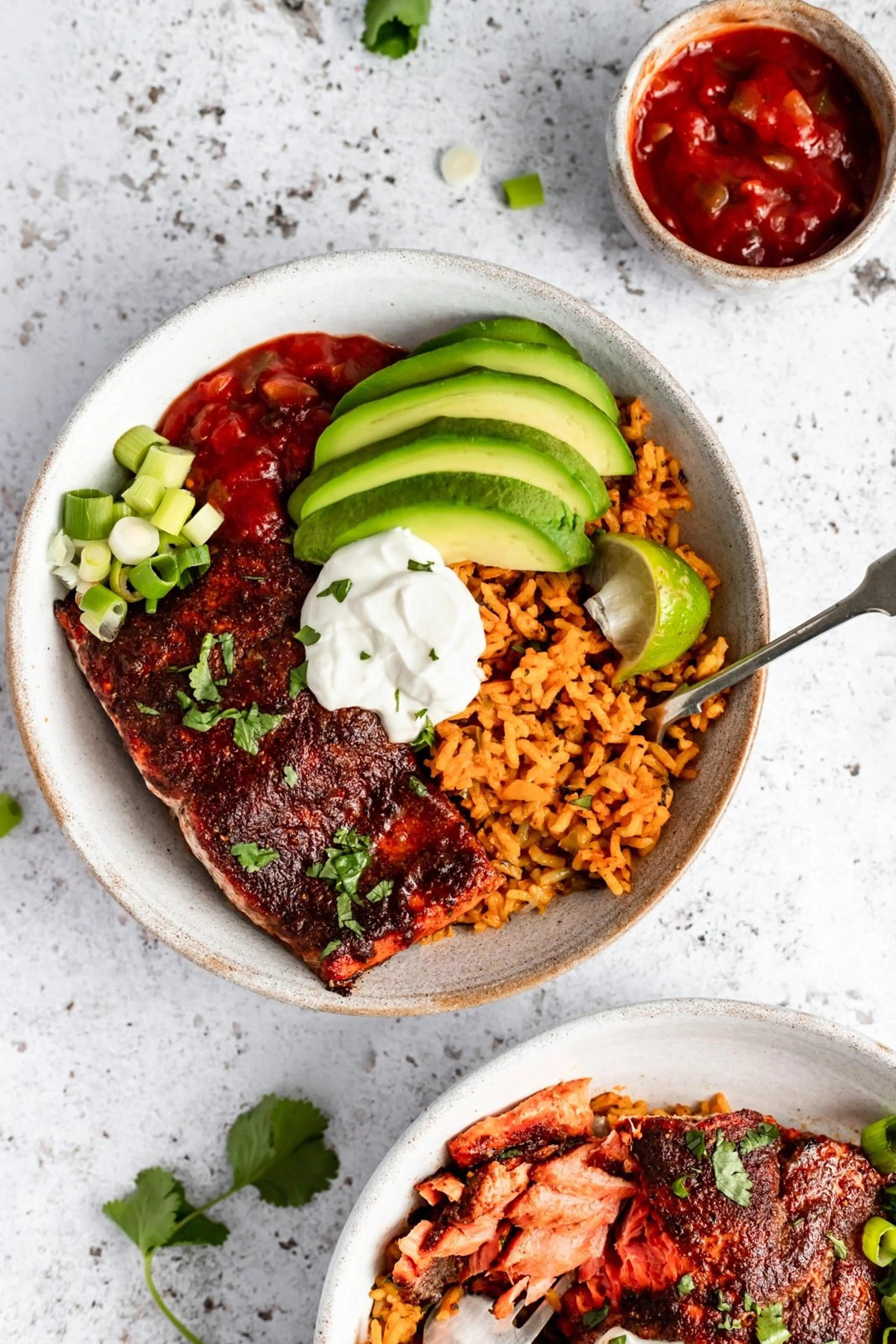 Damn Good Salmon Taco Bowls For Two