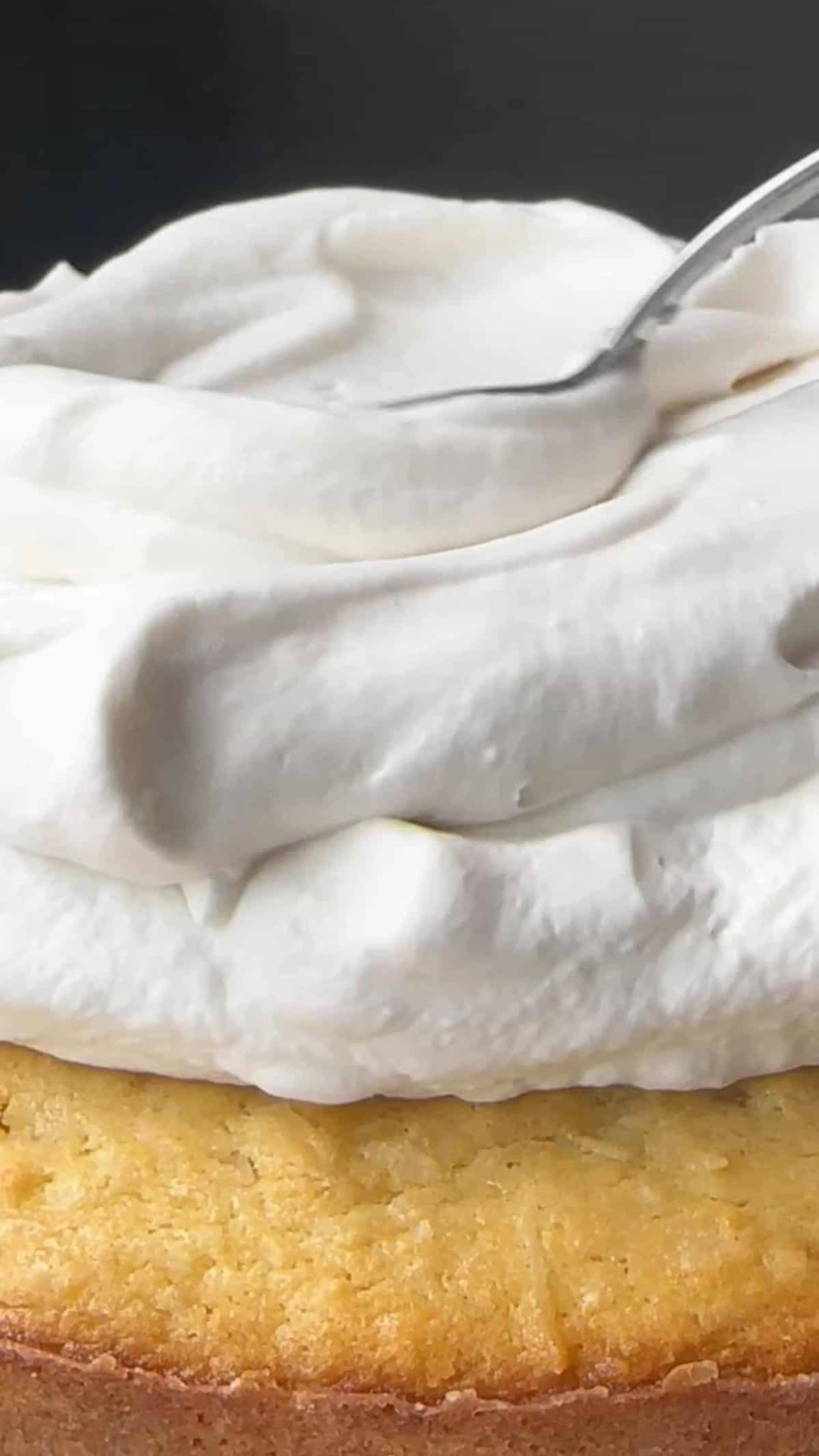 Coconut Whipped Cream Frosting