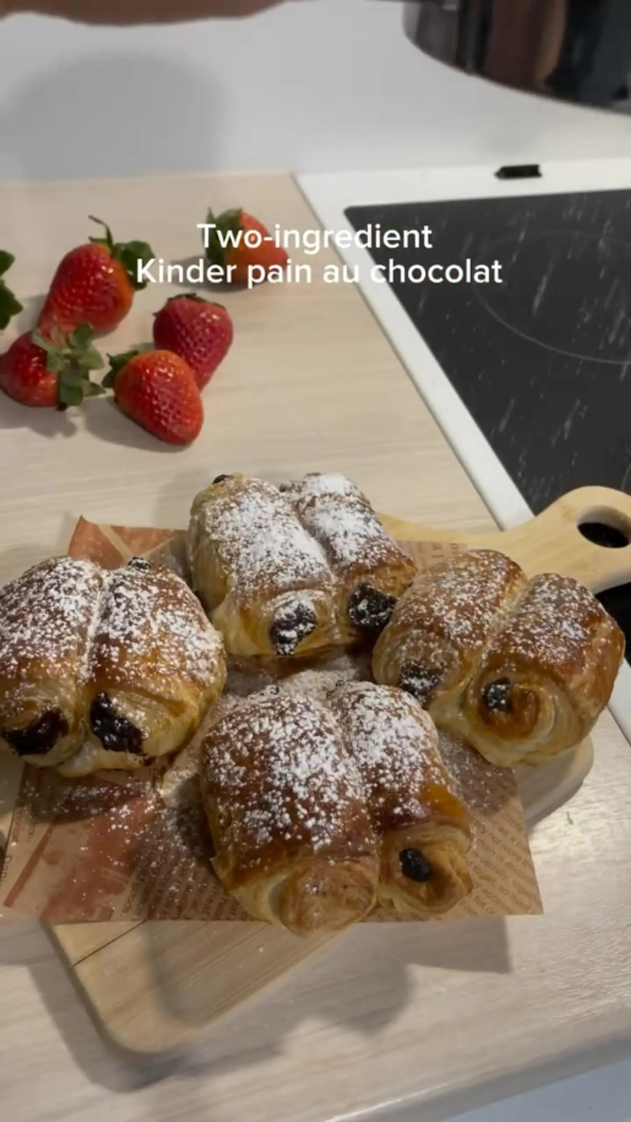Airfryer Pain au Kinder