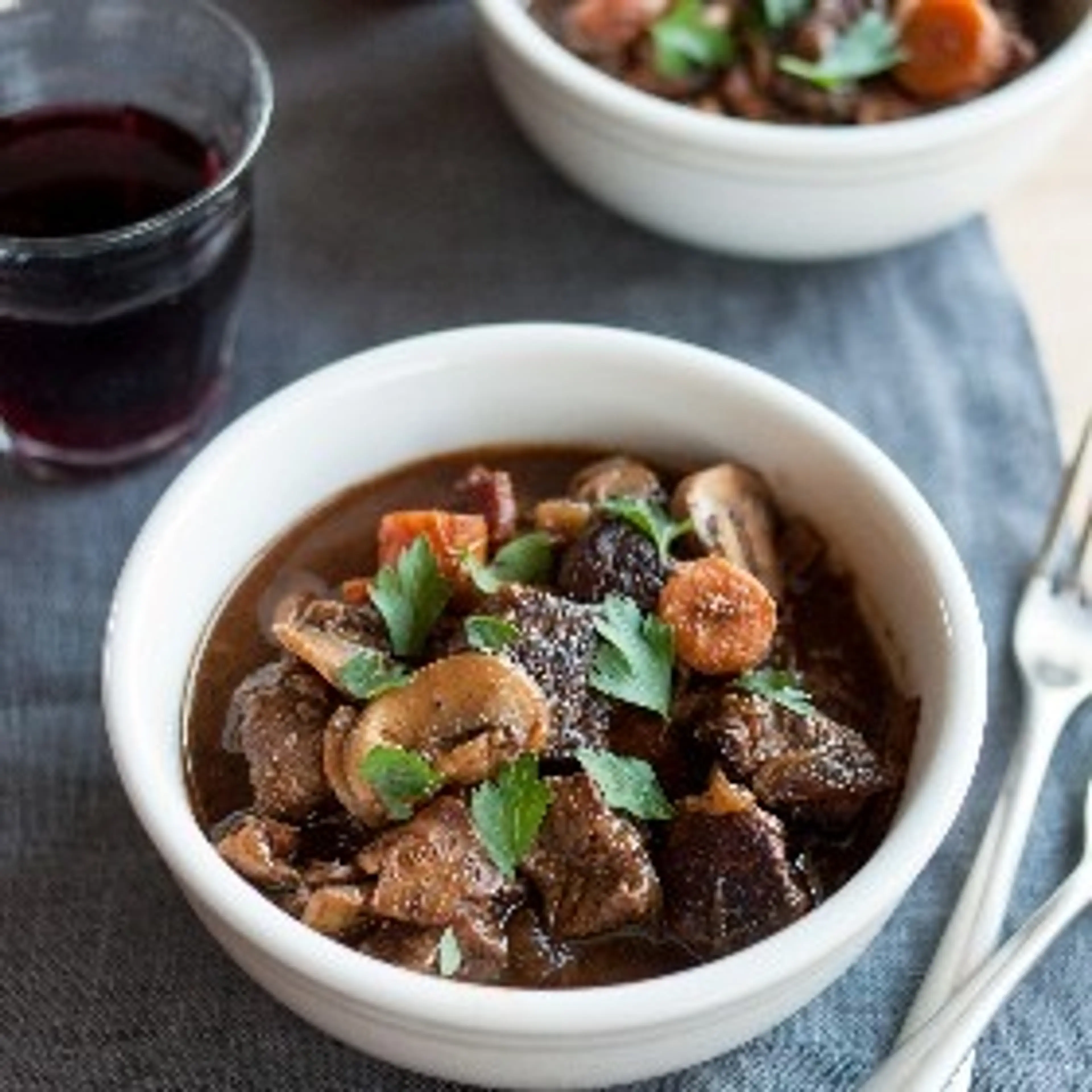 Slow-Cooked Boeuf Bourguignon