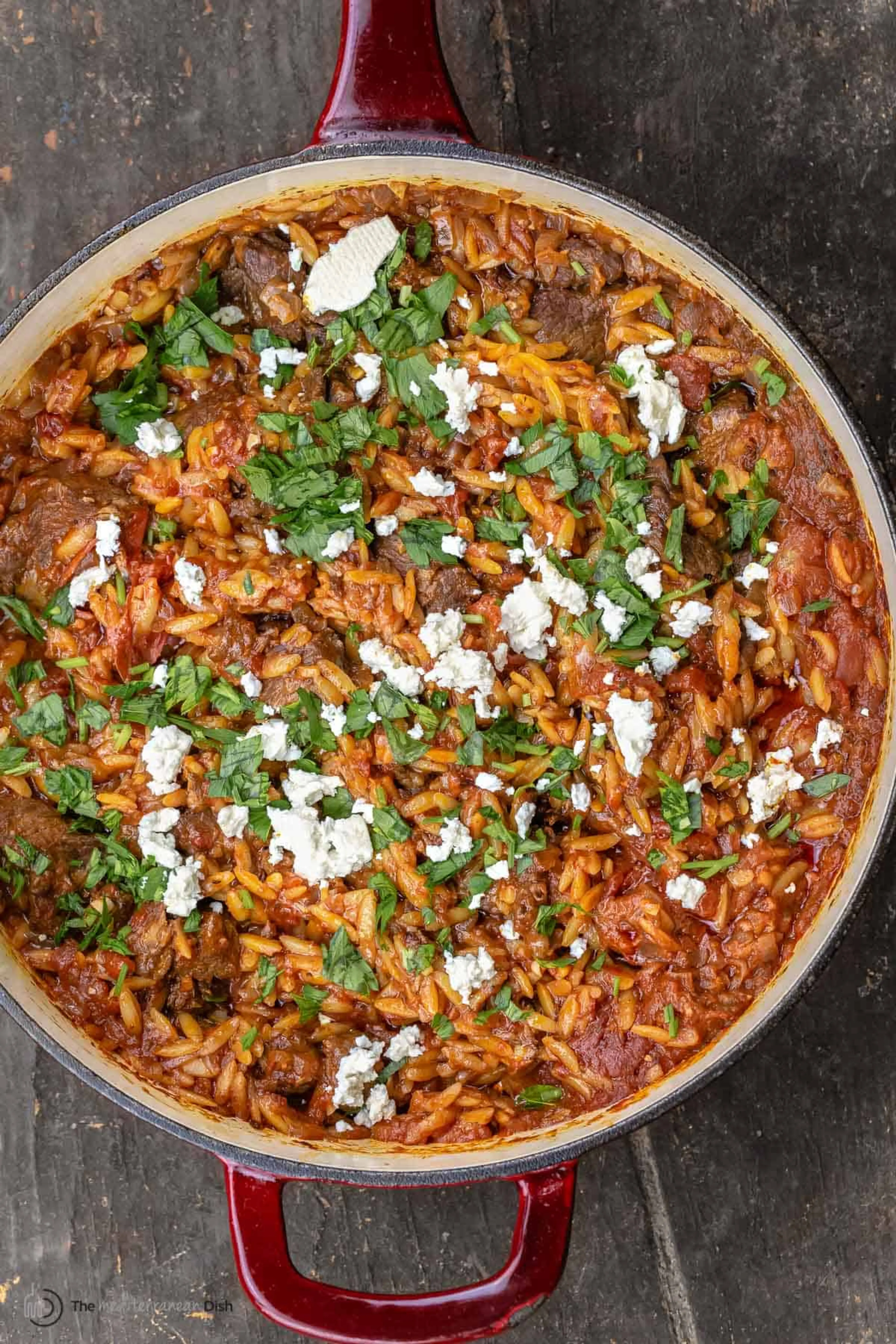 Youvetsi: Greek Lamb Stew with Orzo
