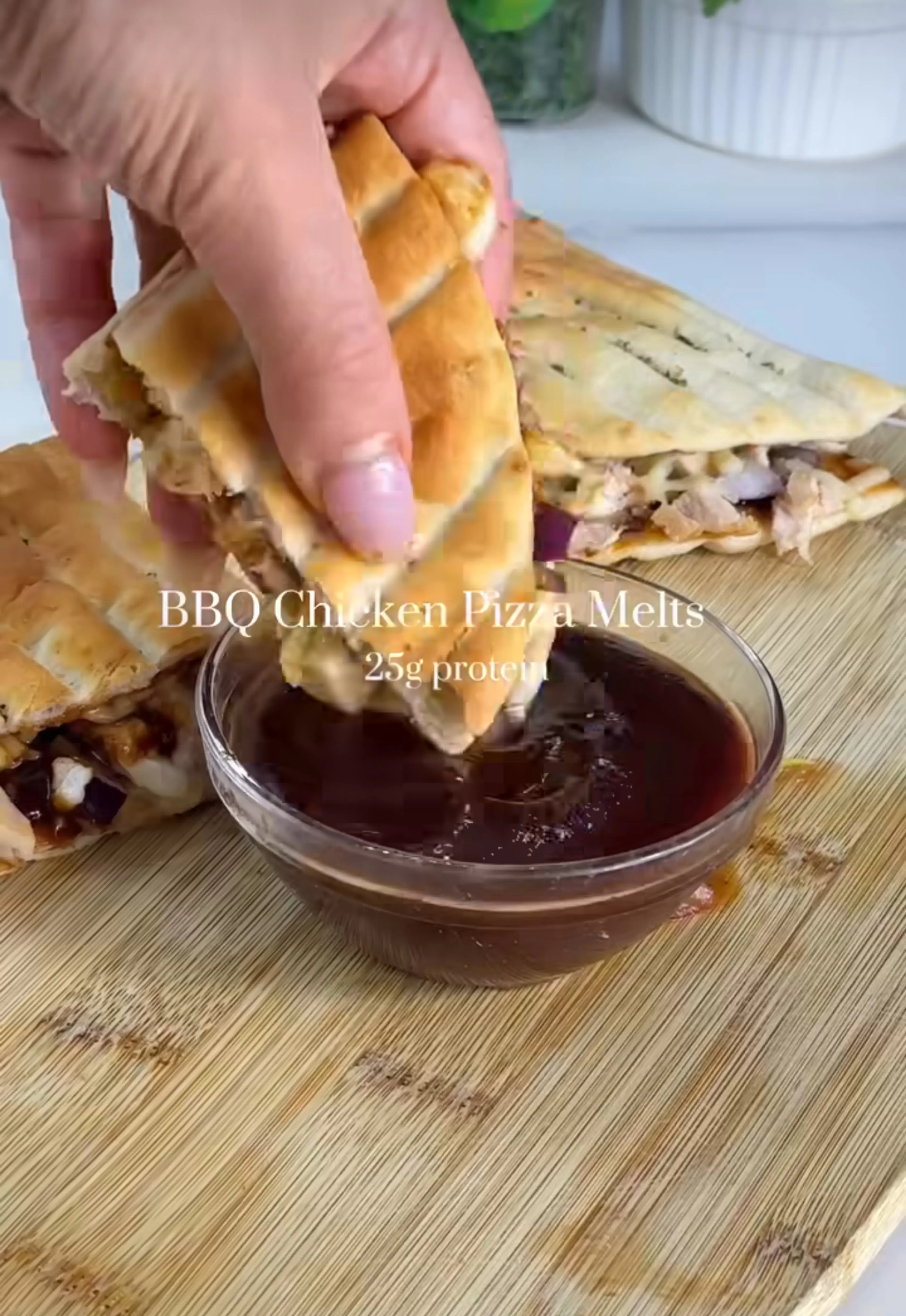 BBQ Chicken Pizza Melt