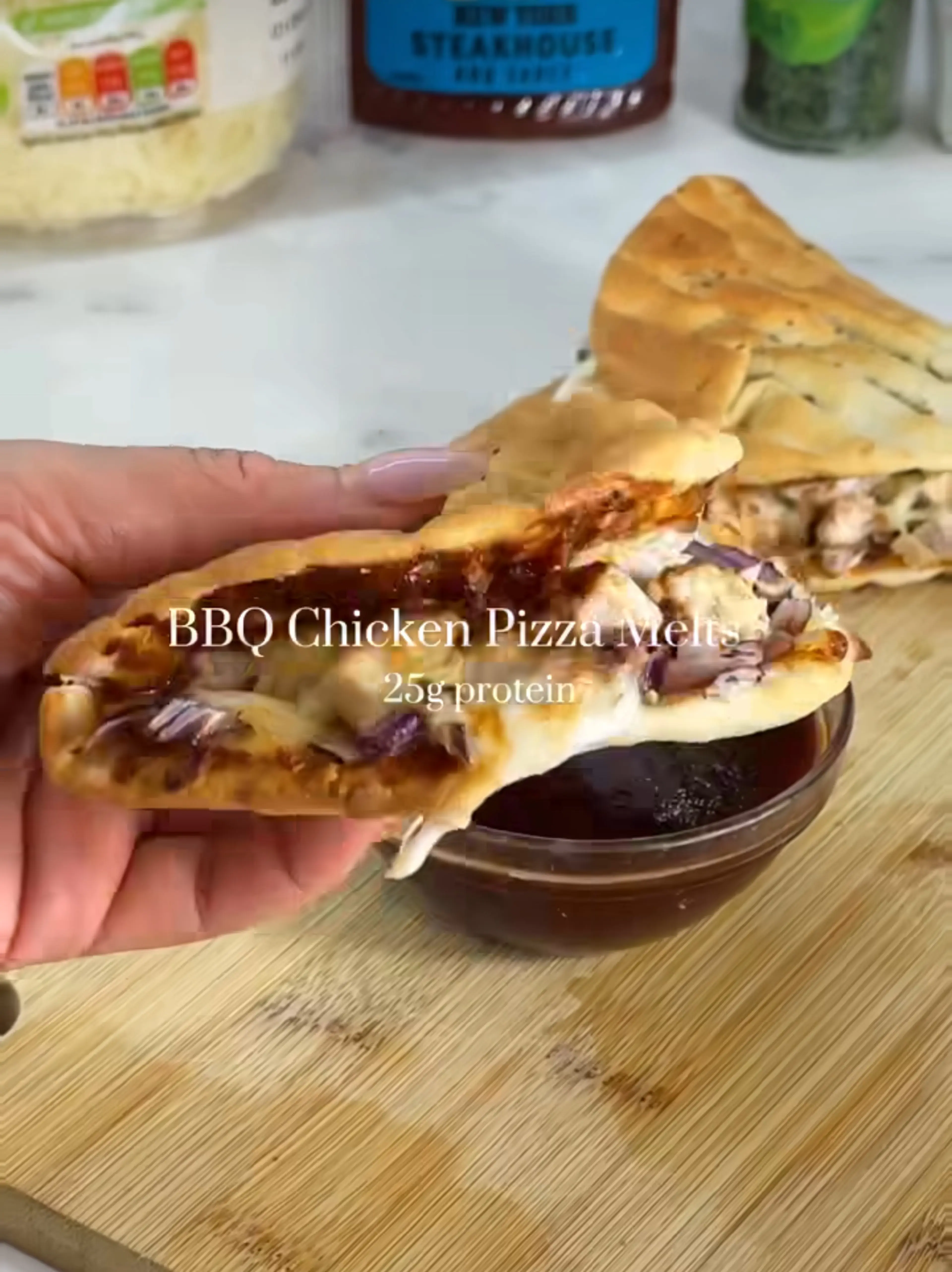 BBQ Chicken Pizza Melt