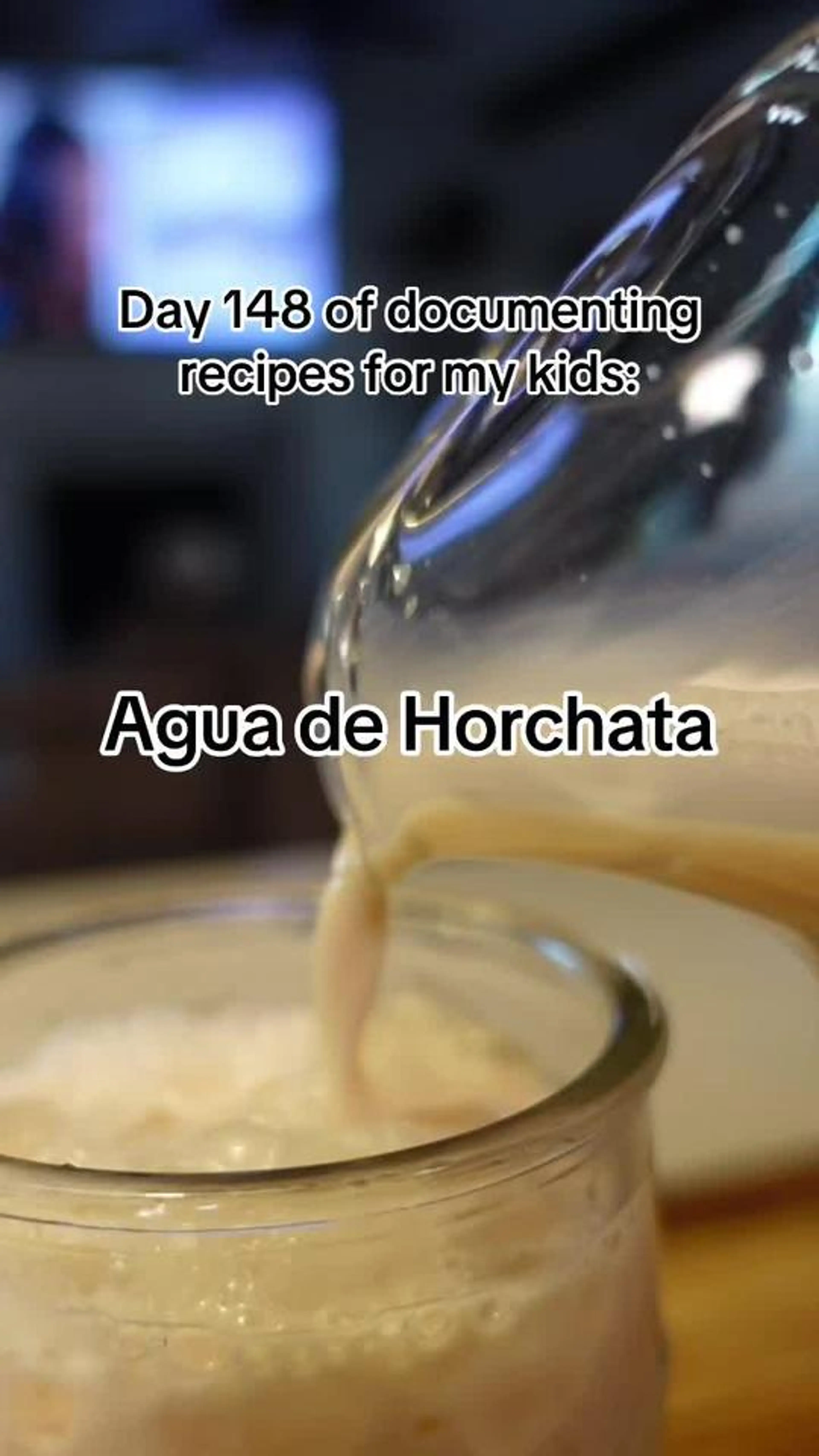 Agua De Horchata #aguadehorchata #mexicanrecipe