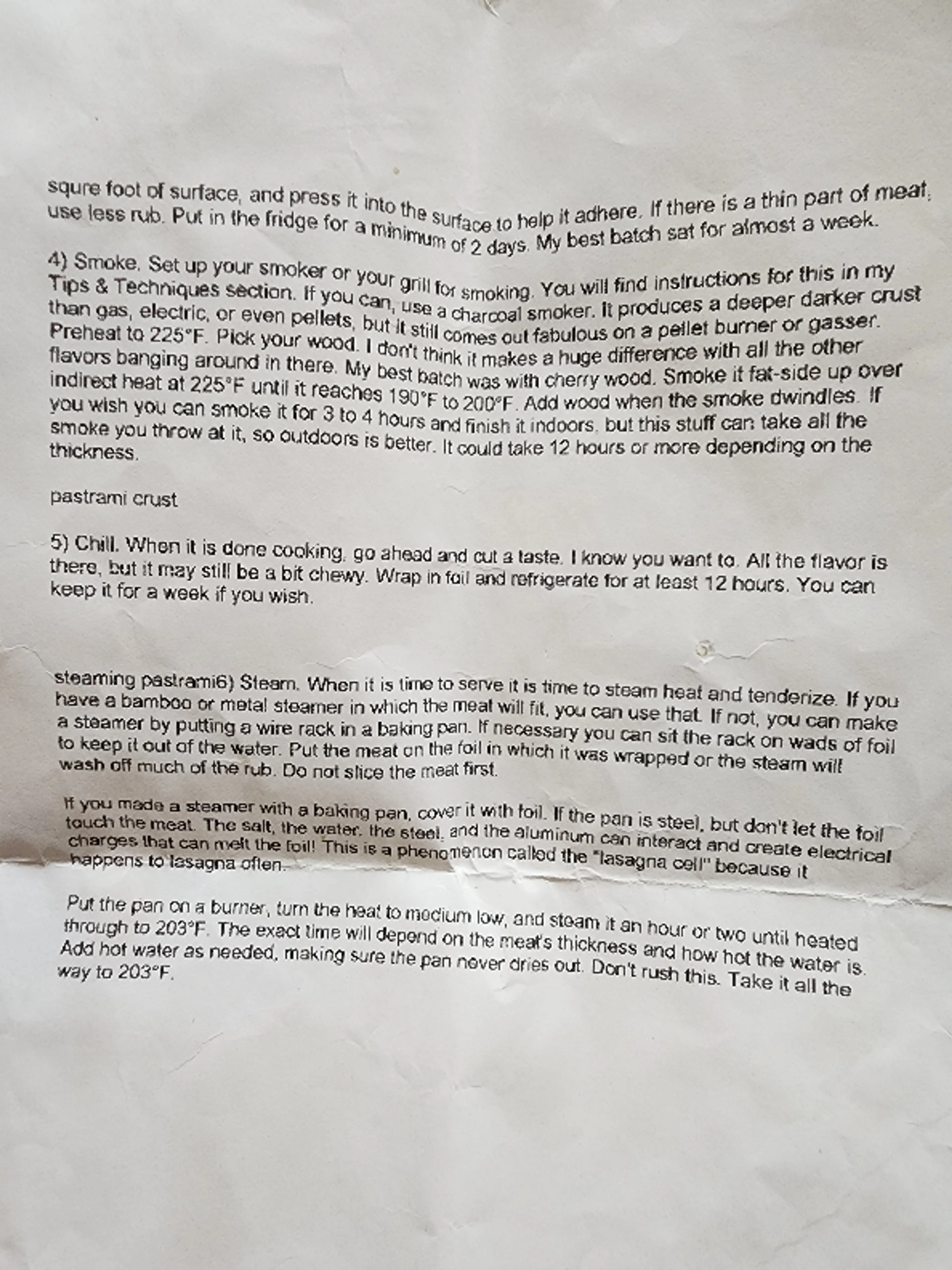 Pastrami (And Corned Beef)