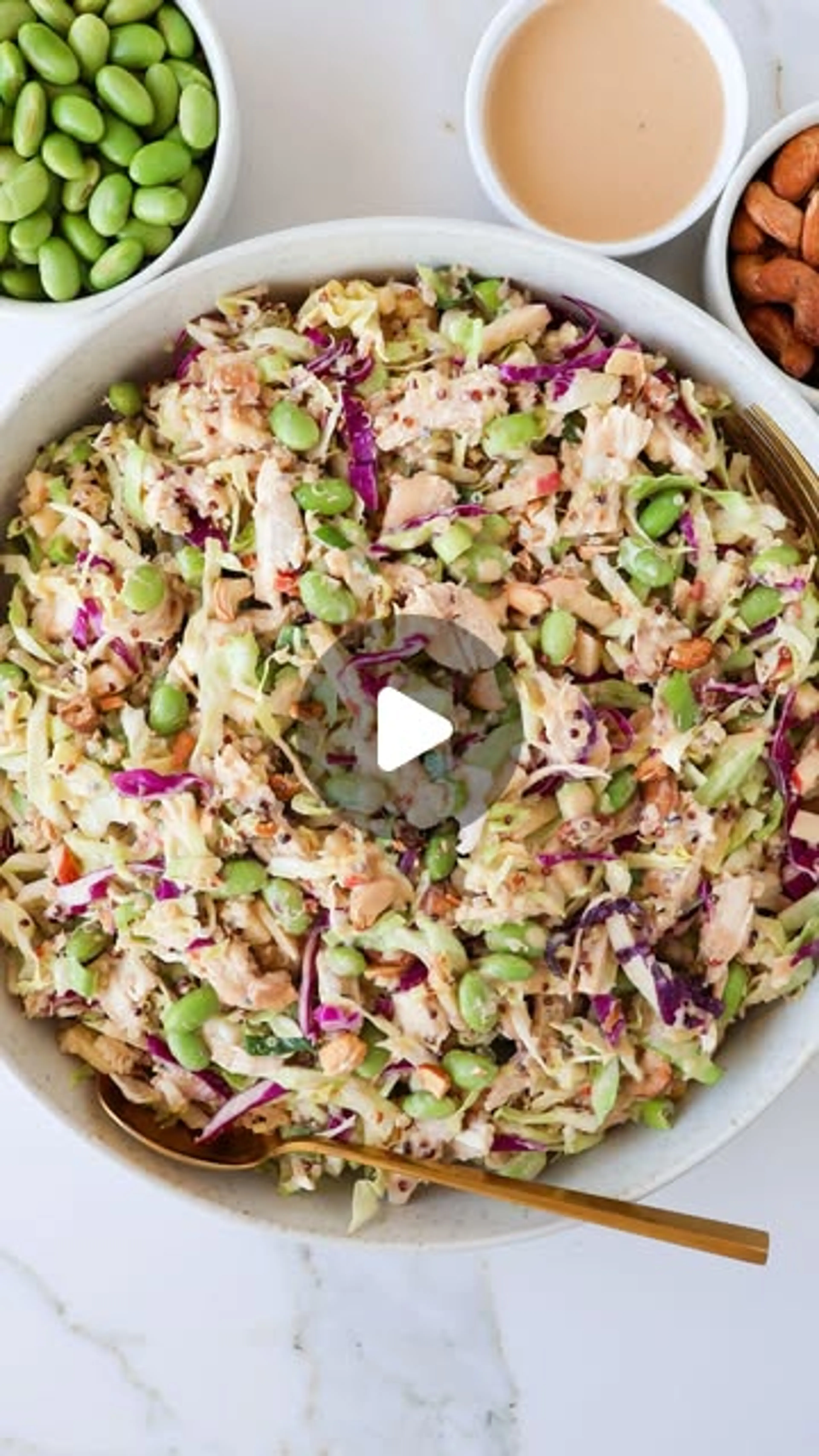 Protein-packed Chicken Edamame Salad