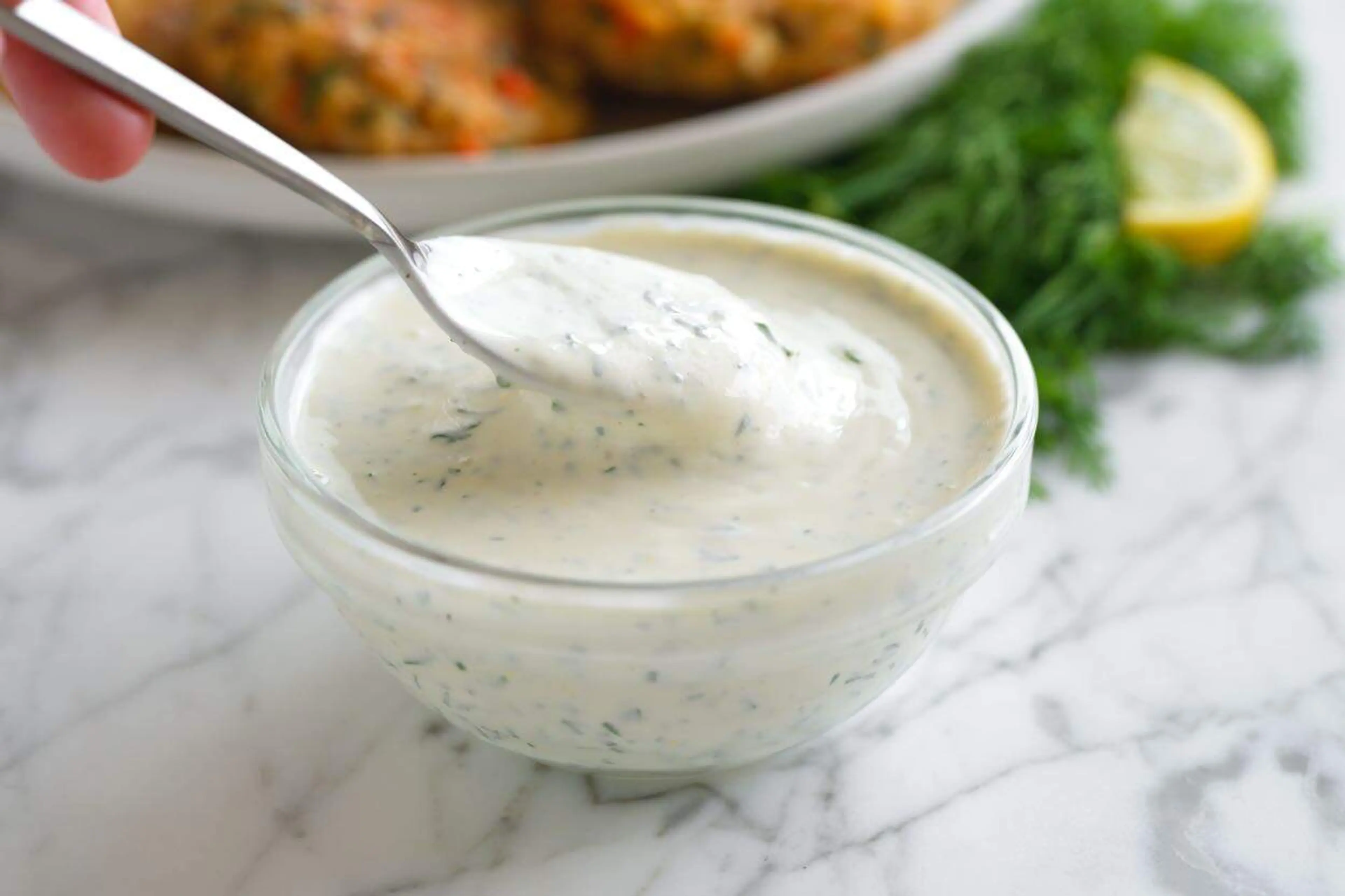 Creamy Dill Sauce for Salmon