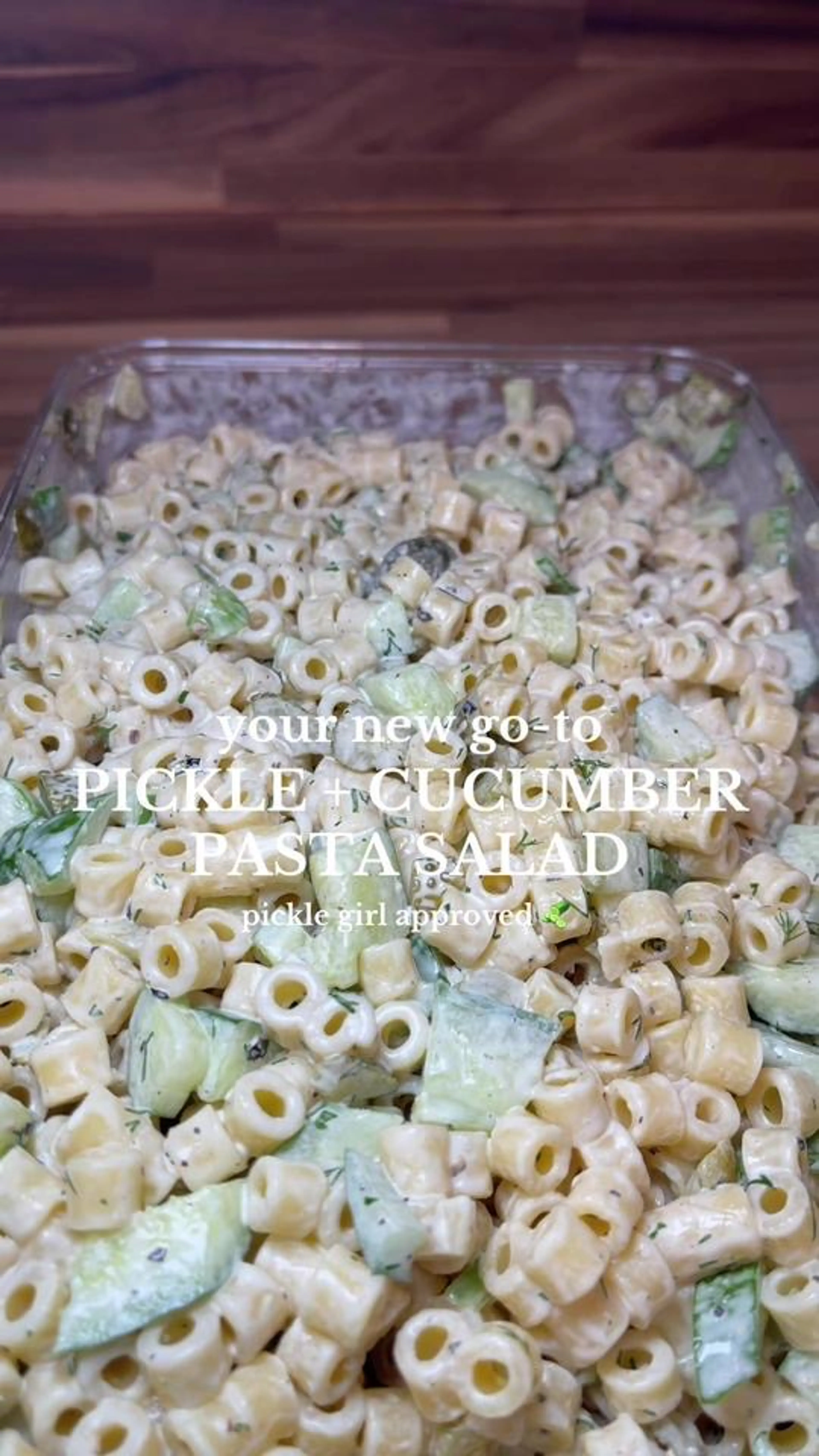 Pickle And Cucumber Salad