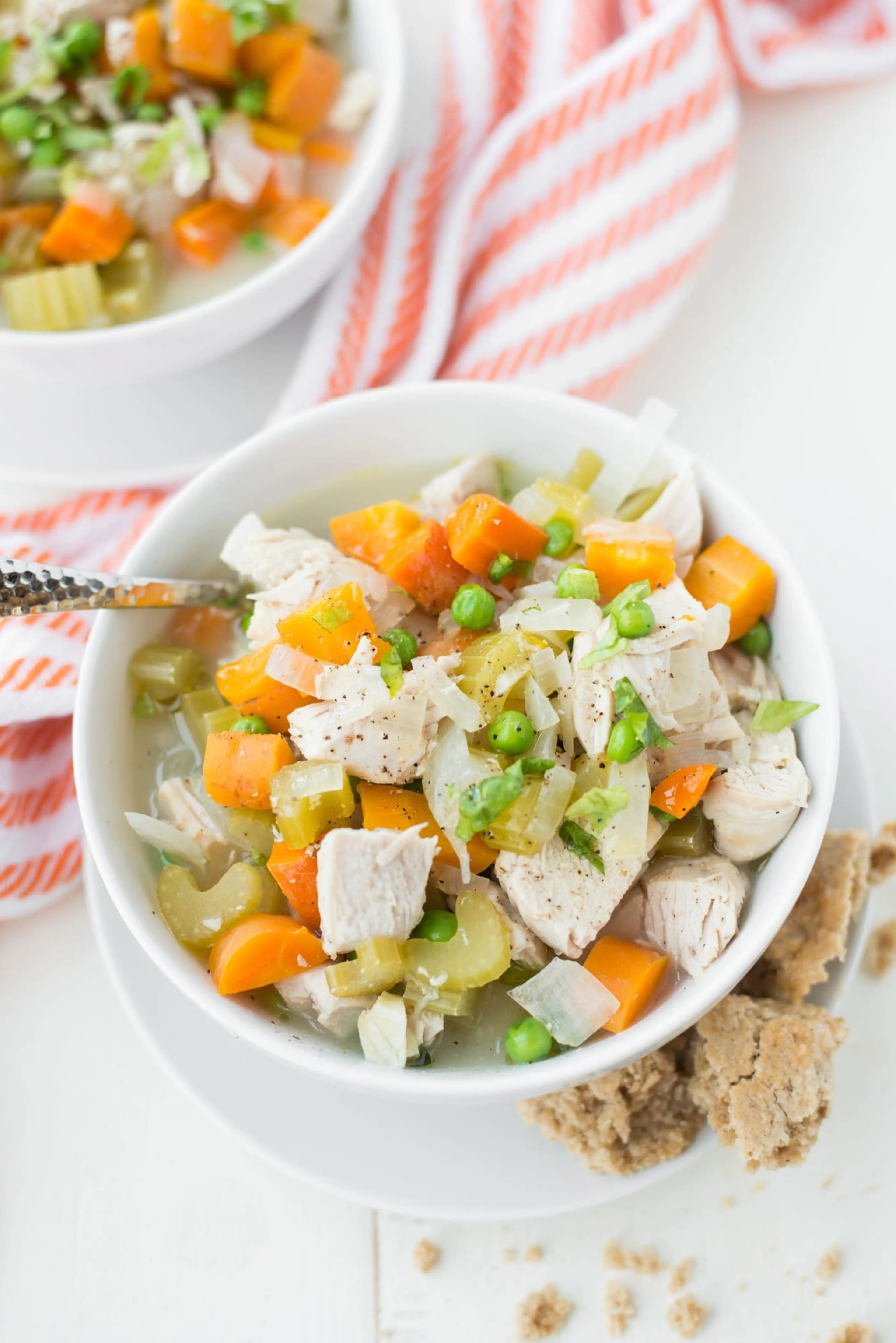 Instant Pot + Slow Cooker Chicken Pot Pie (Gluten-Free, Dair