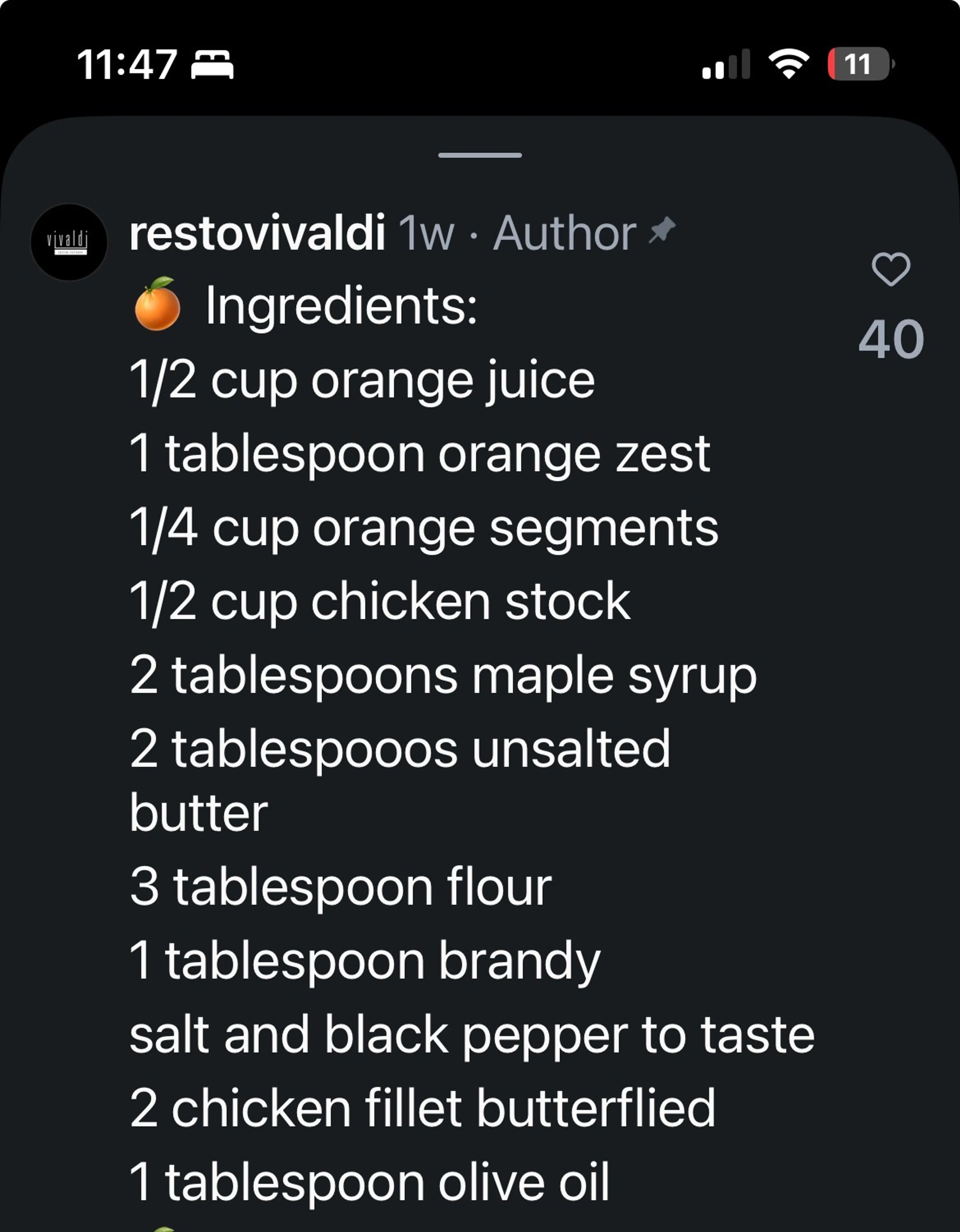 Orange Chicken