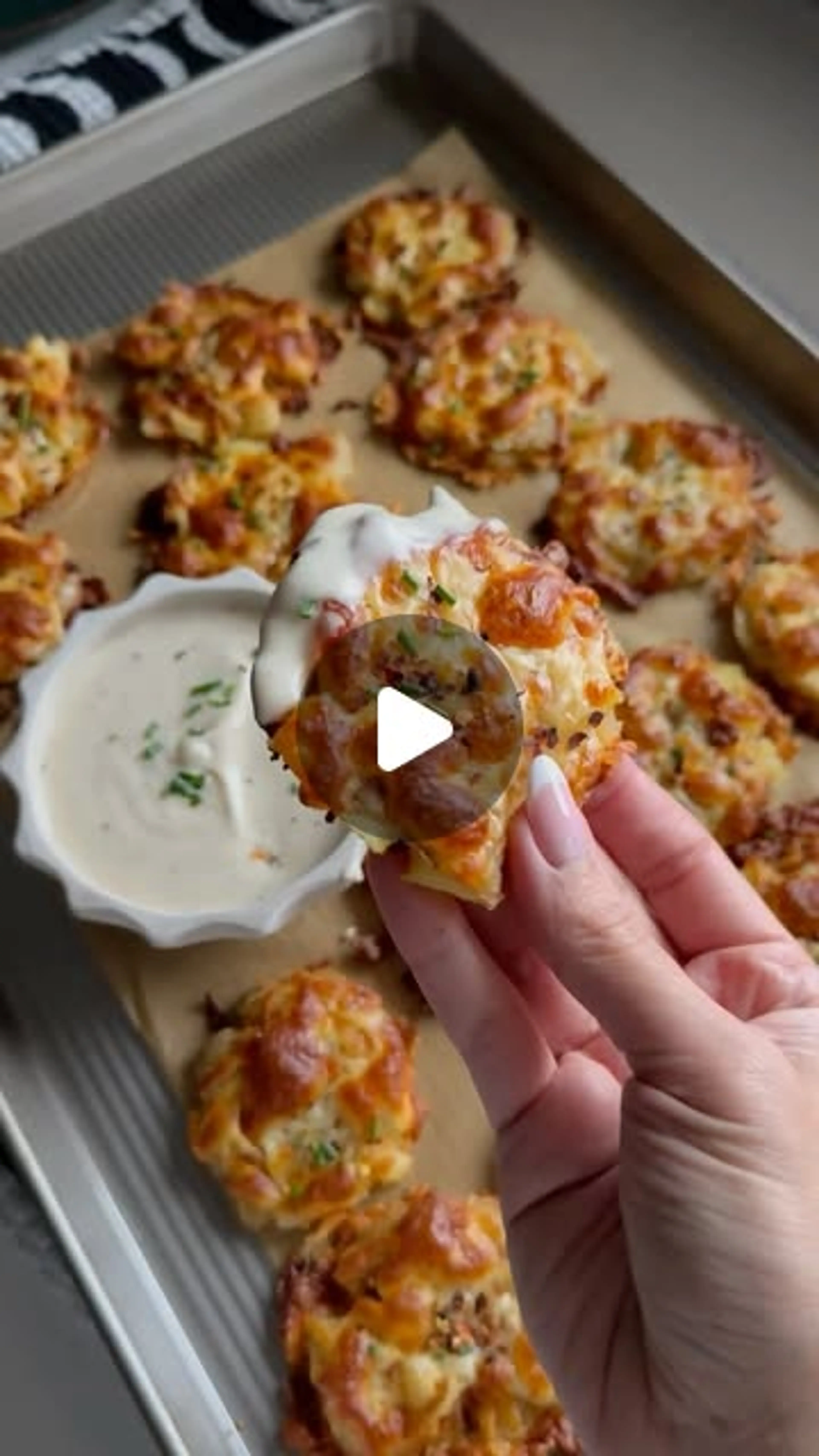 Cheesy Smashed Potatoes