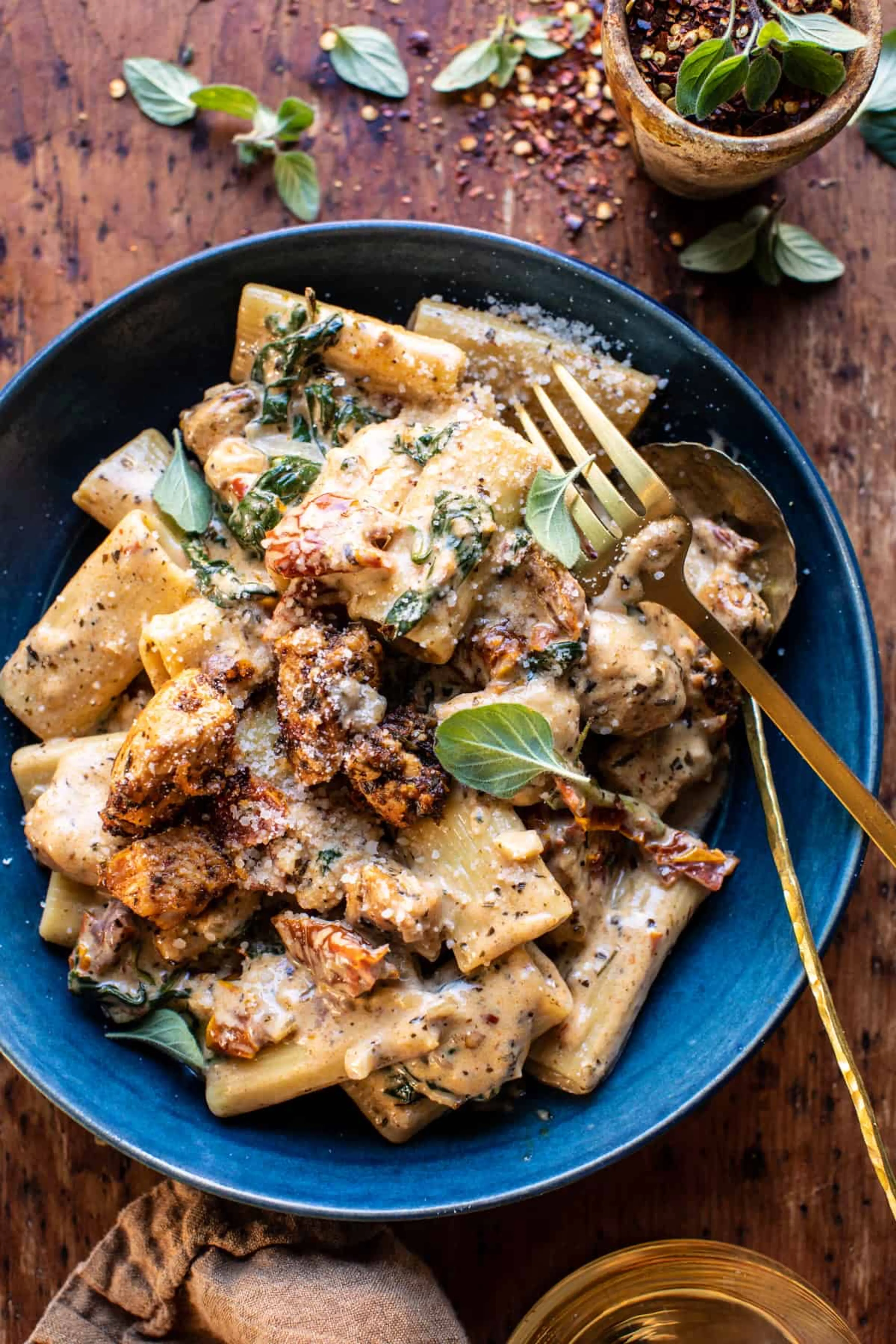 Creamy Sun Dried Tomato Chicken Pasta