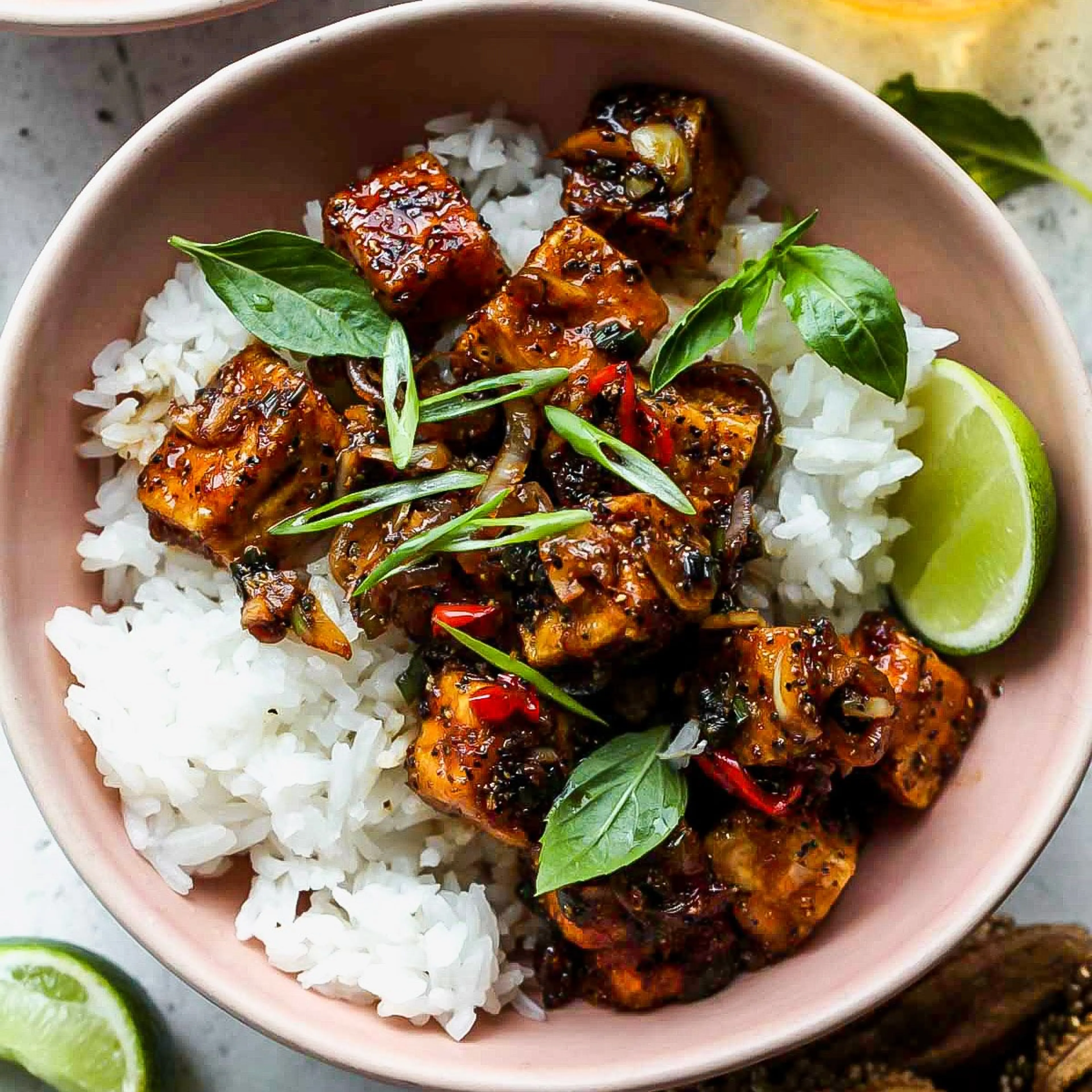30 Minute Black Pepper Tofu