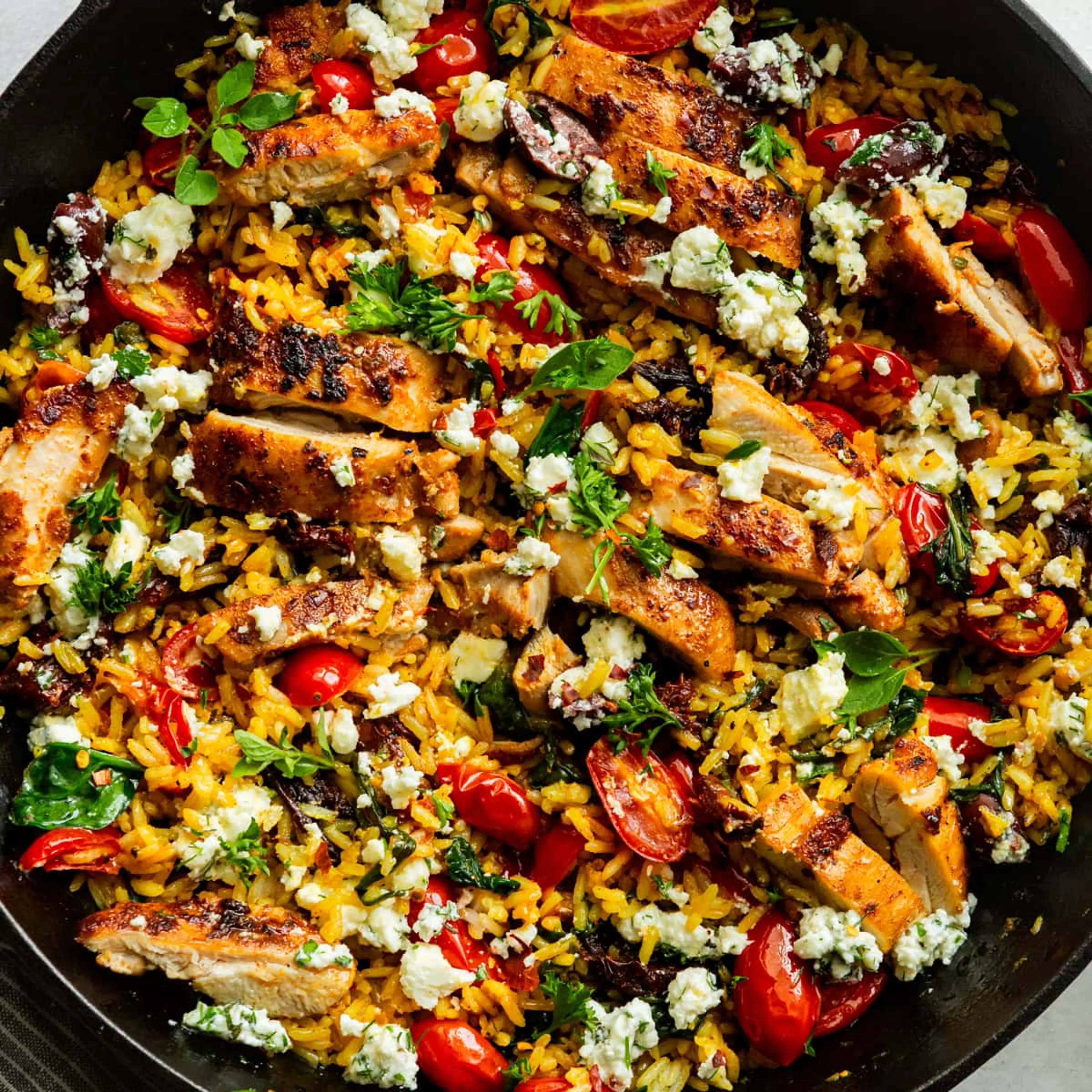 Greek Chicken and Rice