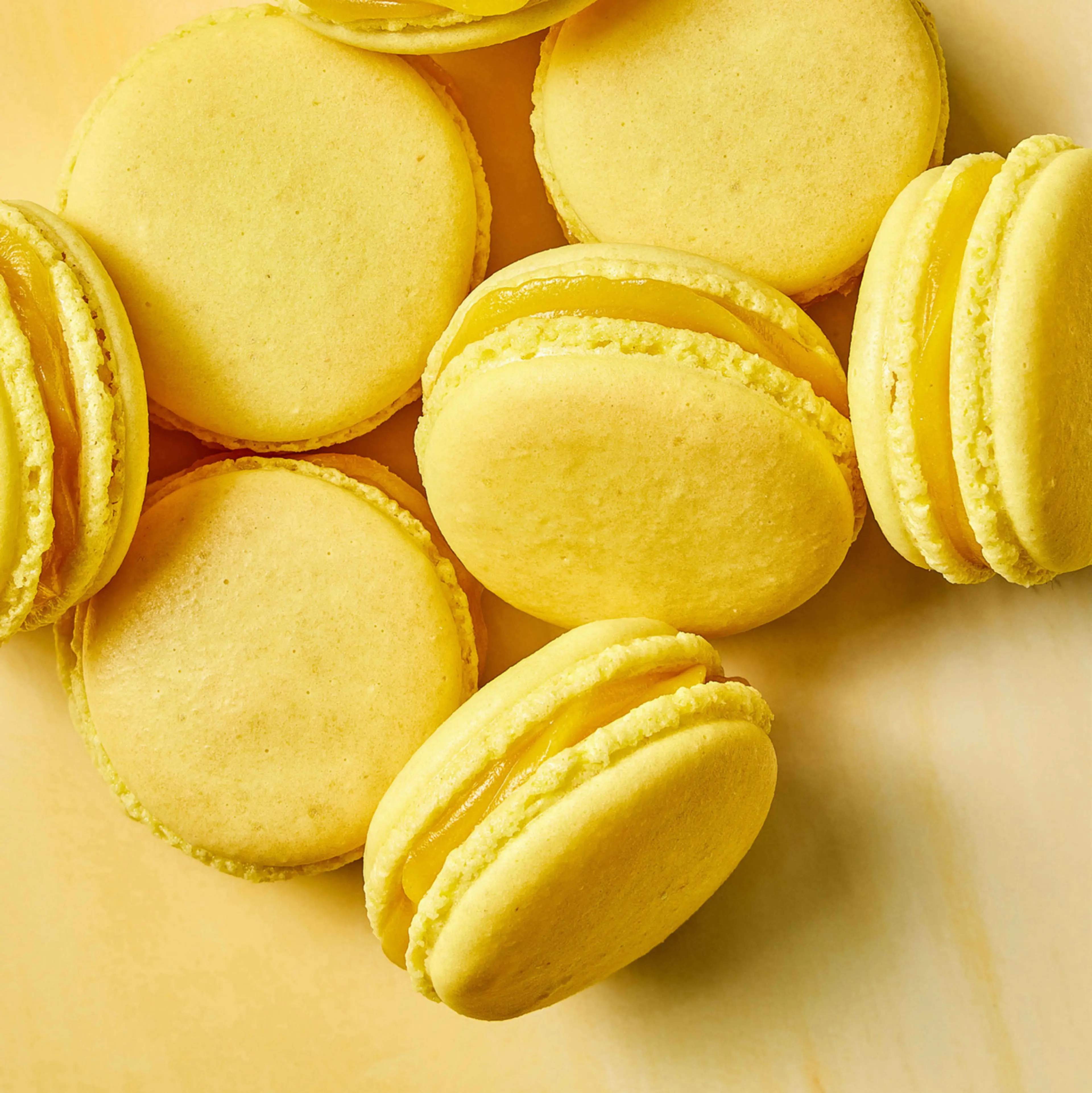 Macarons with Passion Fruit Curd (ATK)