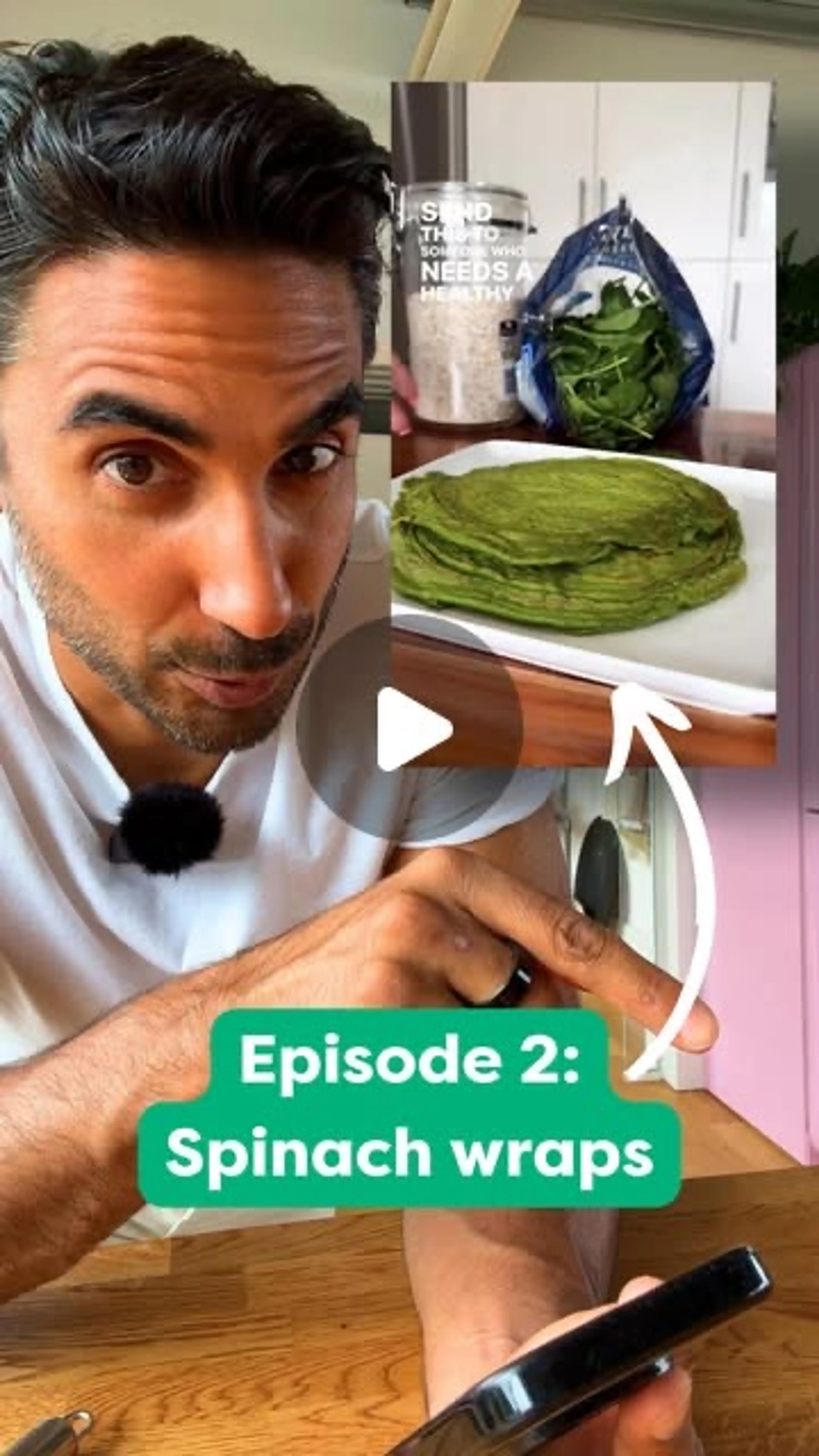 Homemade Spinach Wraps