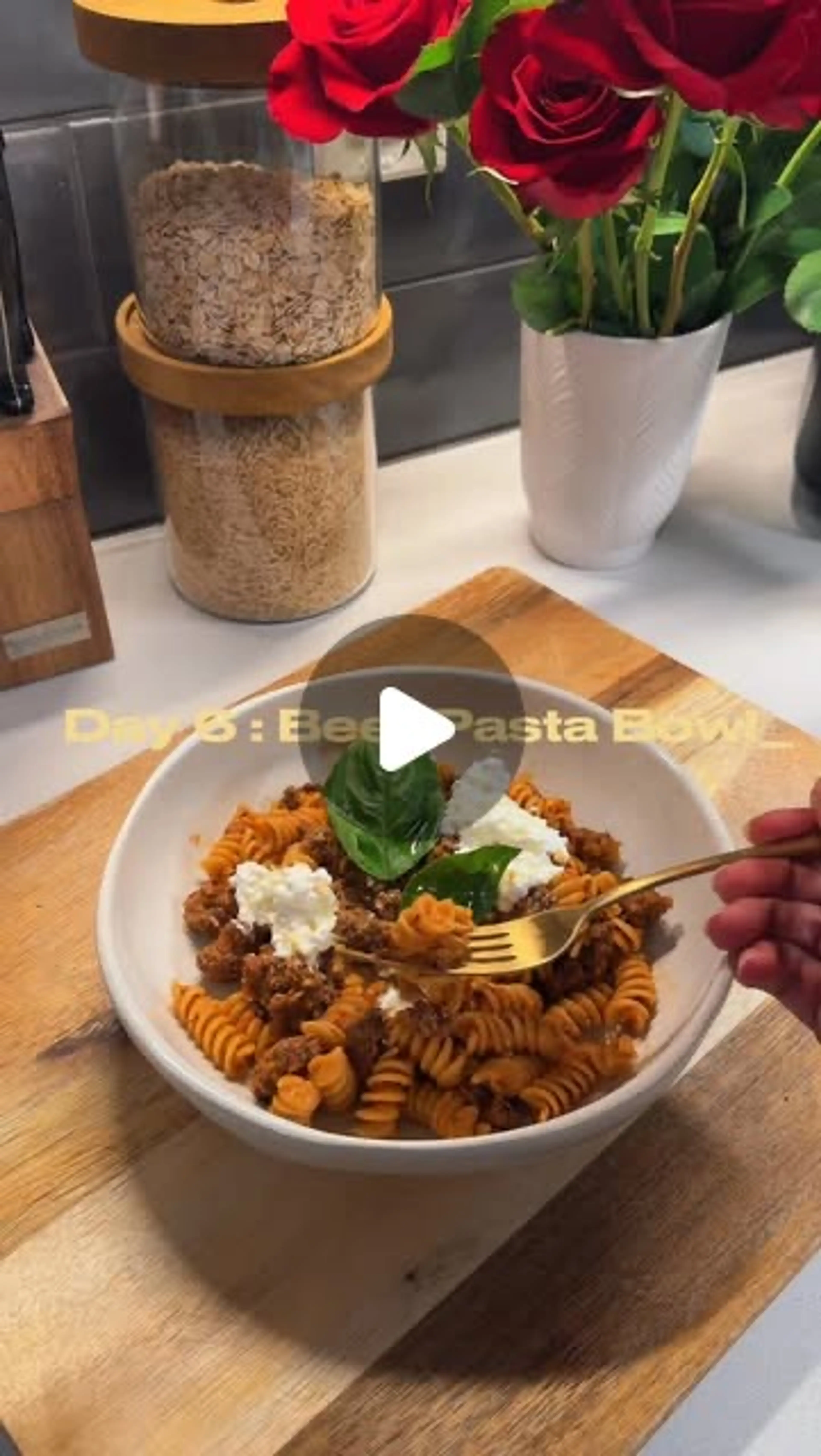 Day 6/30 Healthy Bowls : High Protein Beef Pasta