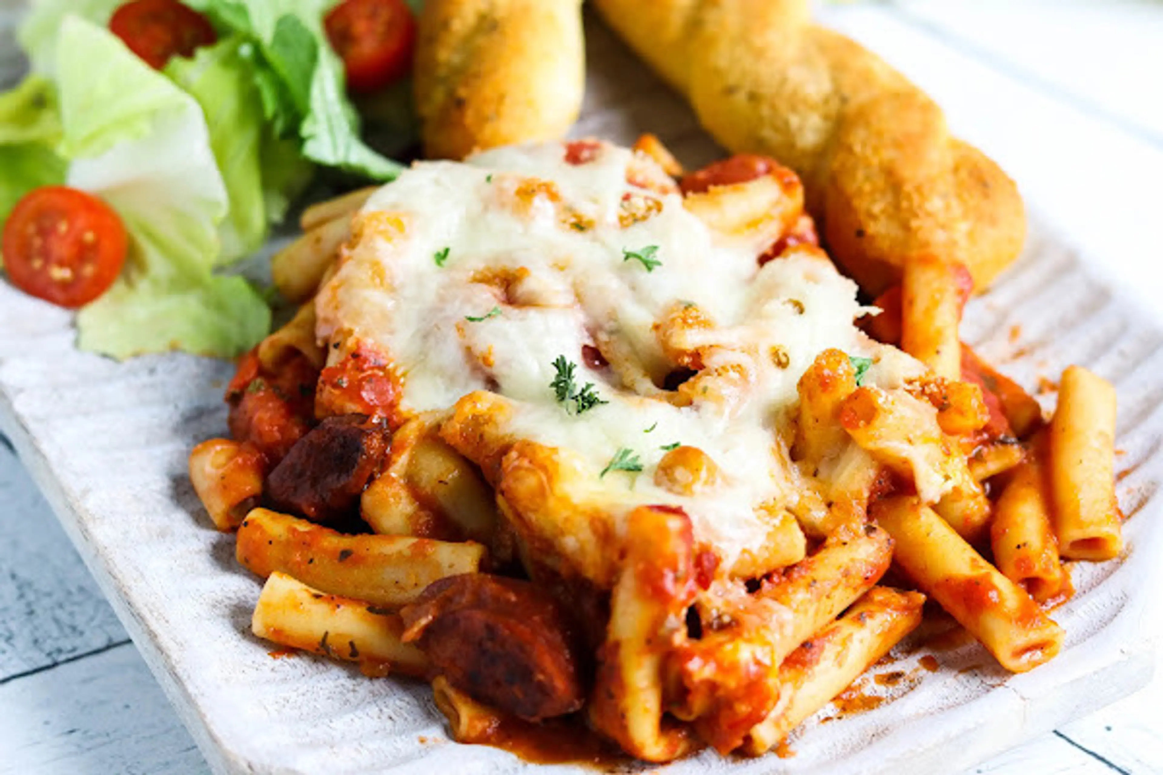 Kielbasa Pasta Casserole
