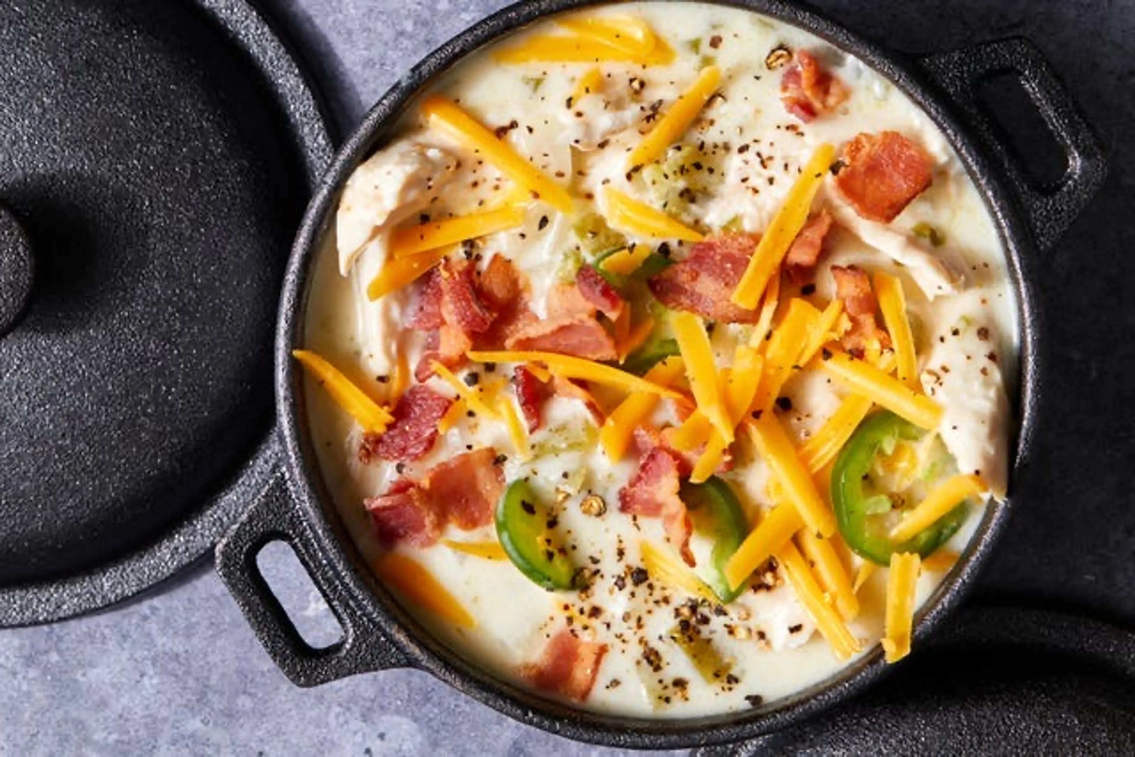 Jalapeño Popper Chicken Soup