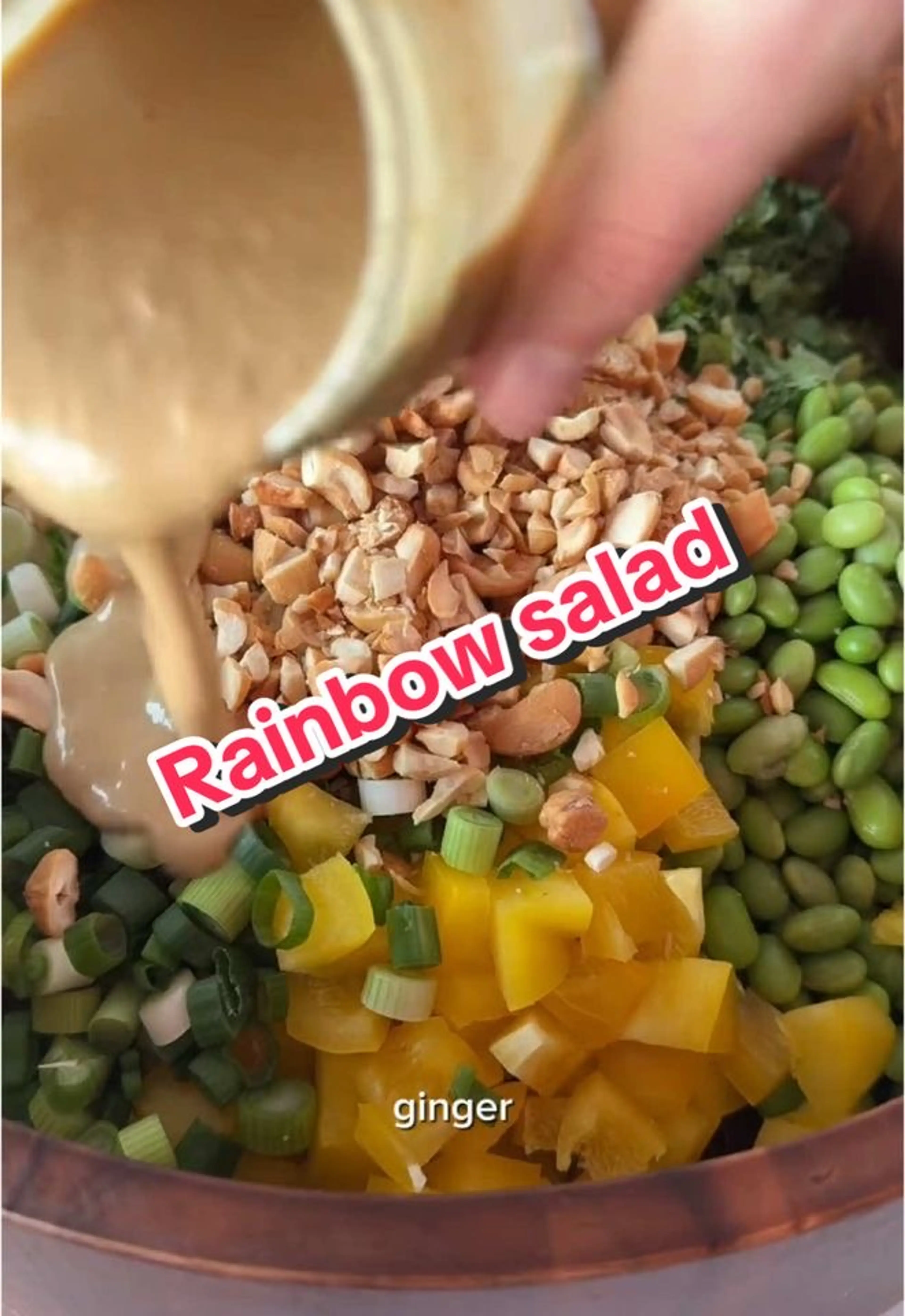 Rainbow Edamame Salad