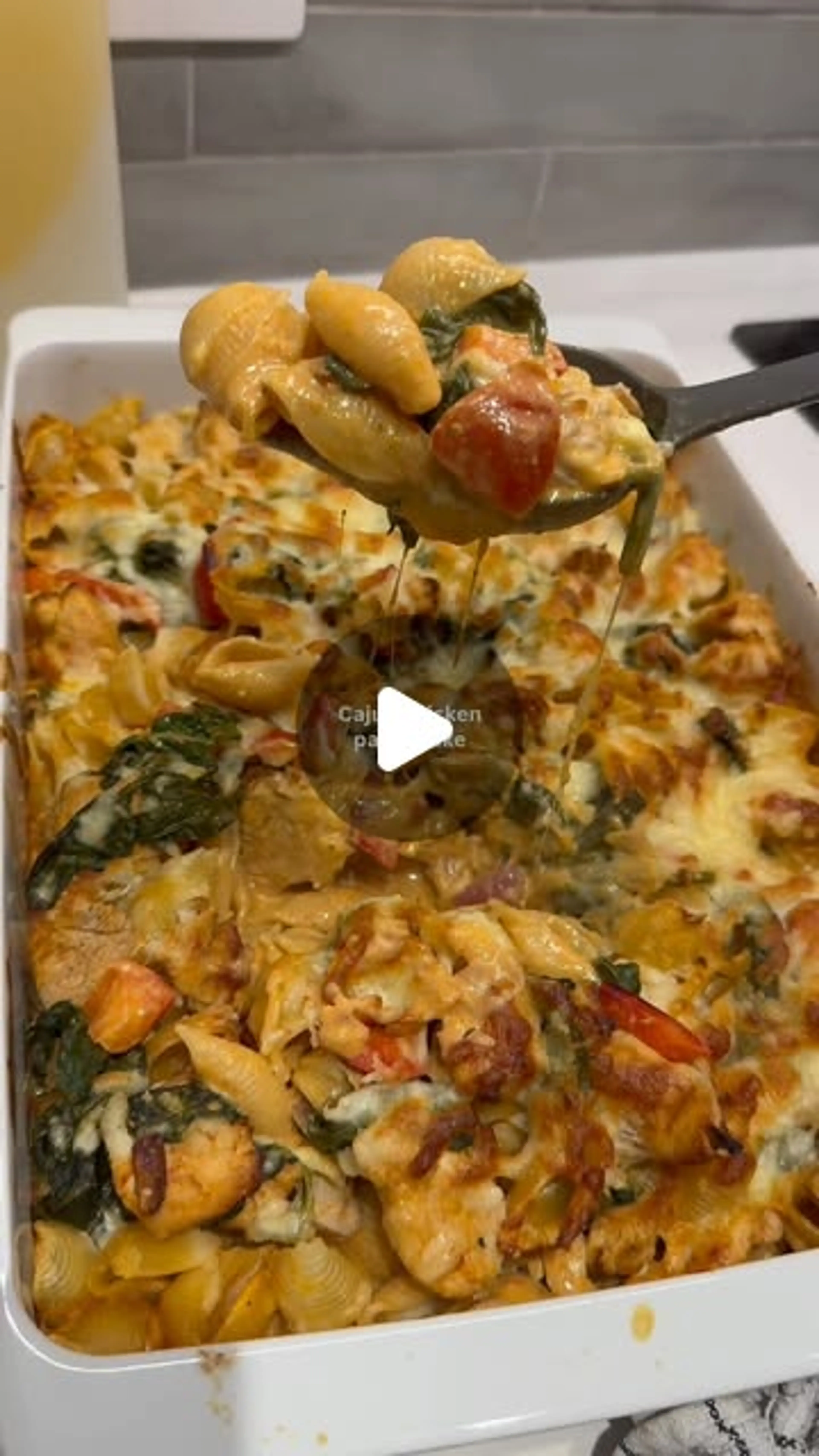 Cajun Chicken Pasta Bake