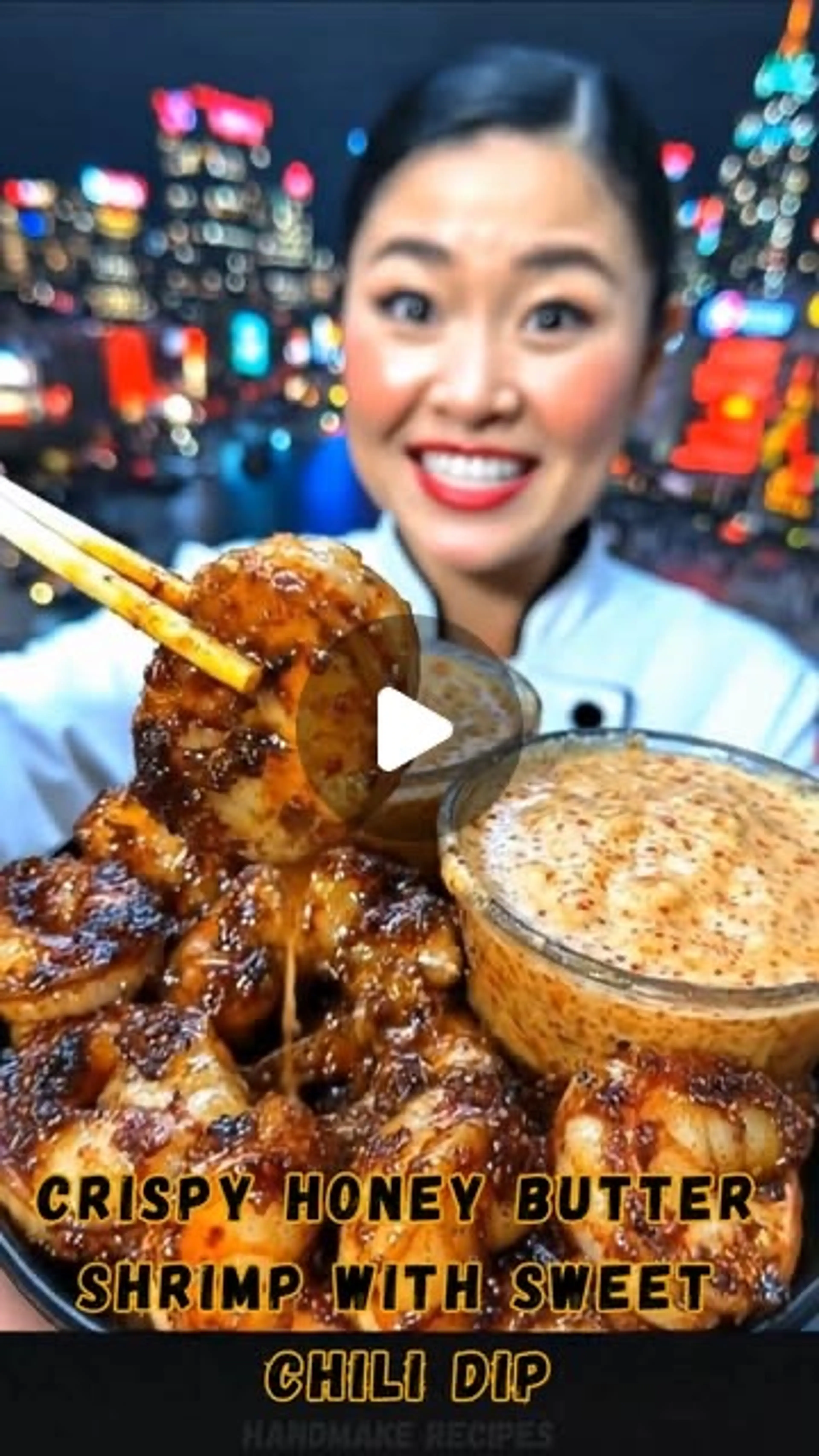 Crispy Honey Butter Shrimp with Sweet Chili Dip