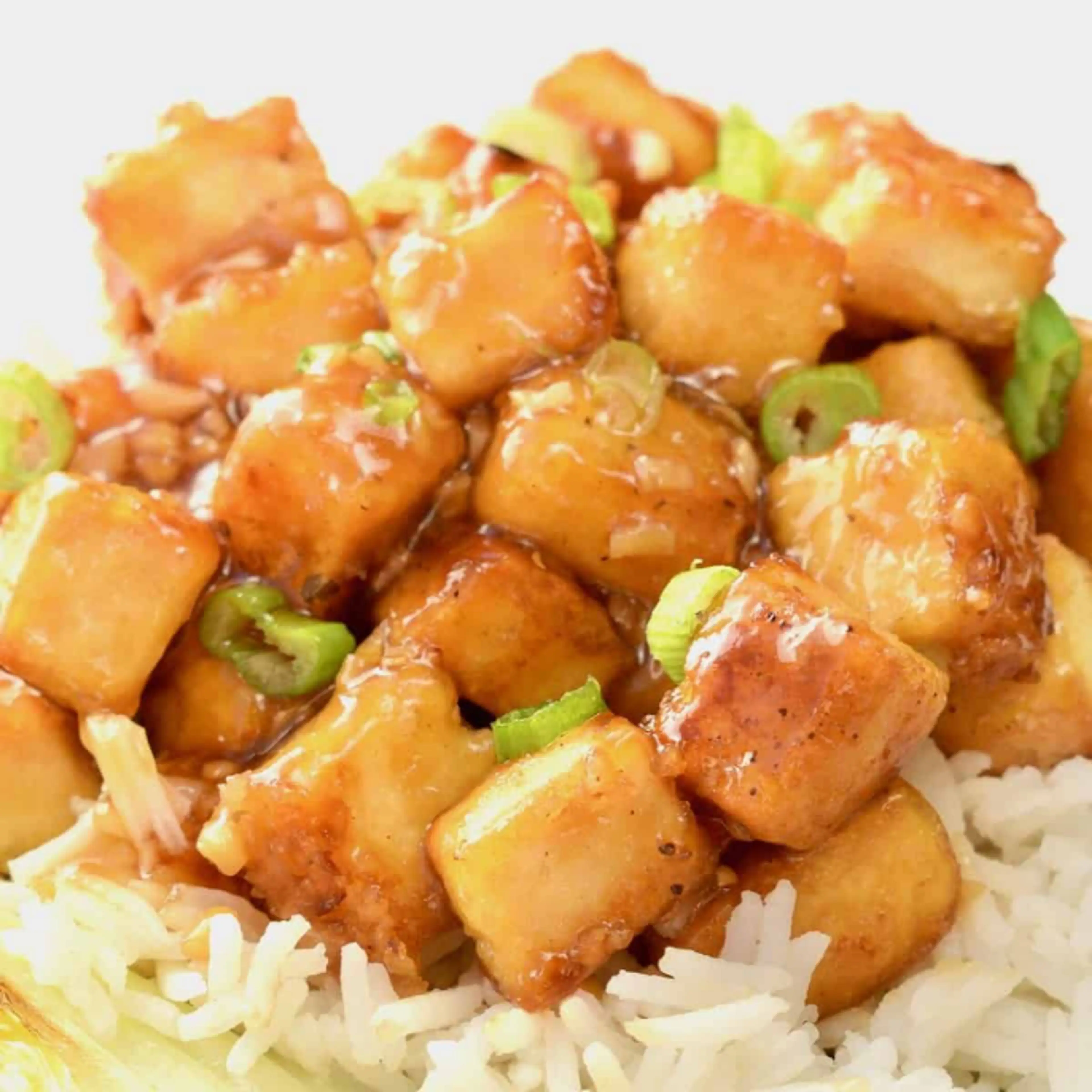 Sticky Lemon Tofu