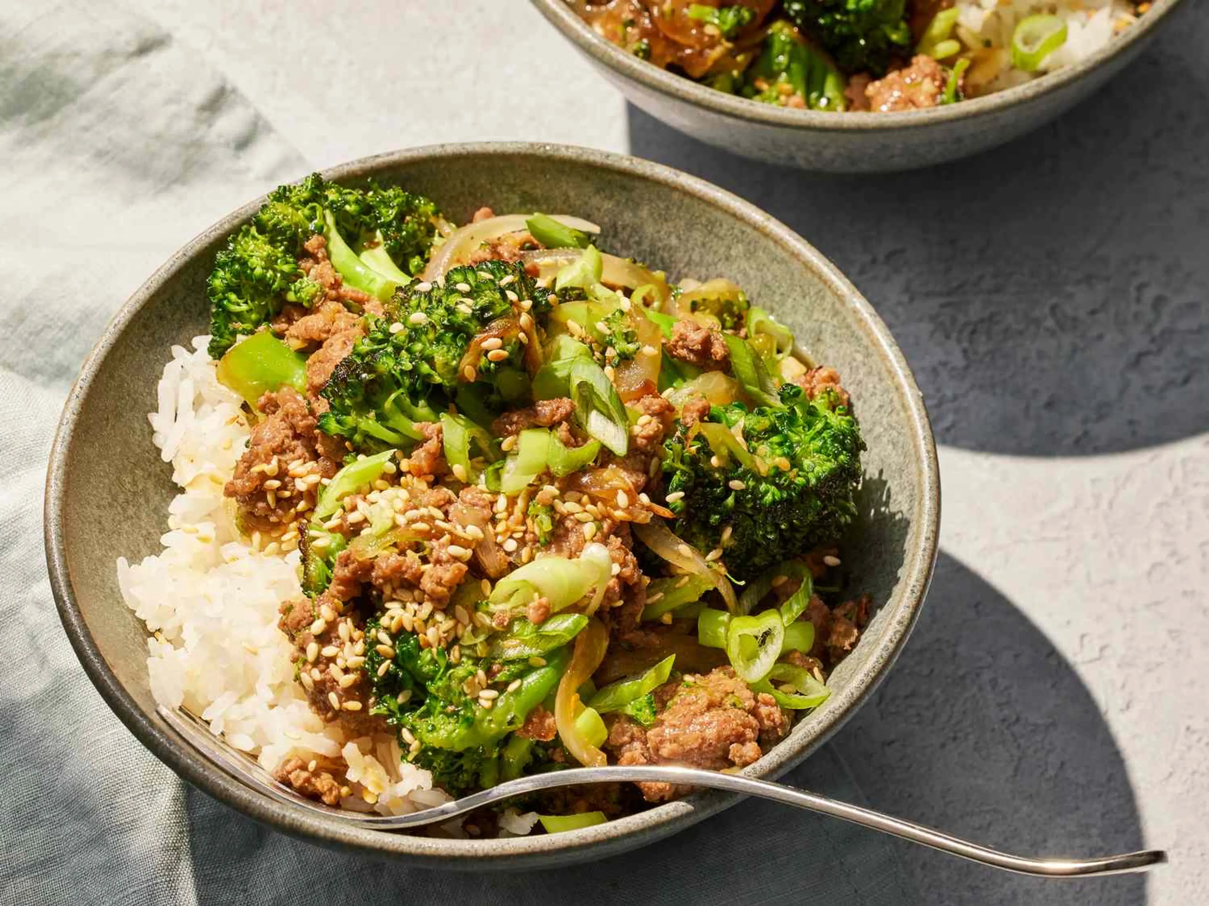 Ground Beef and Broccoli Stir Fry