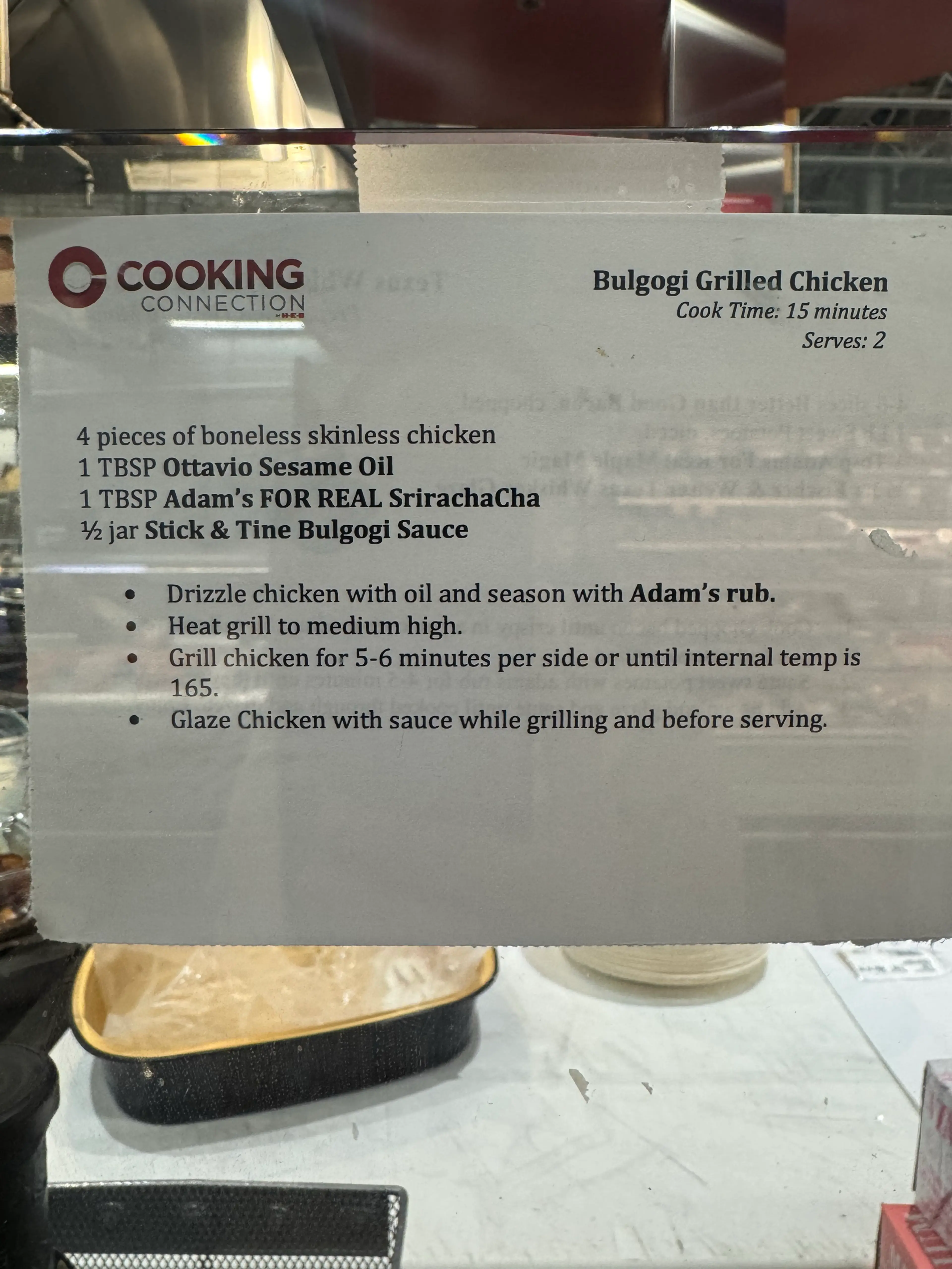 Bulgogi Grilled Chicken