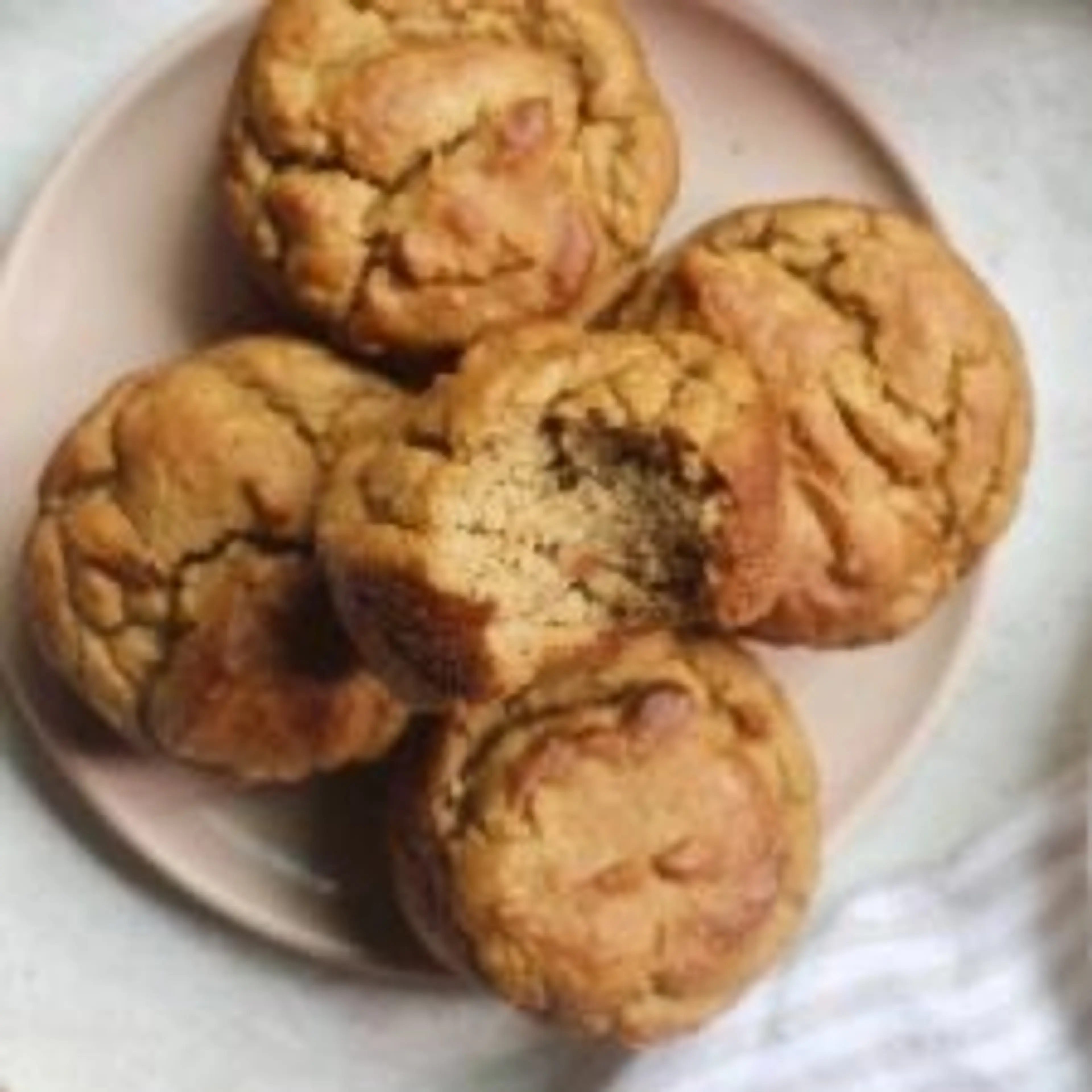 Nourishing Banana Chickpea Muffins (protein-packed!)